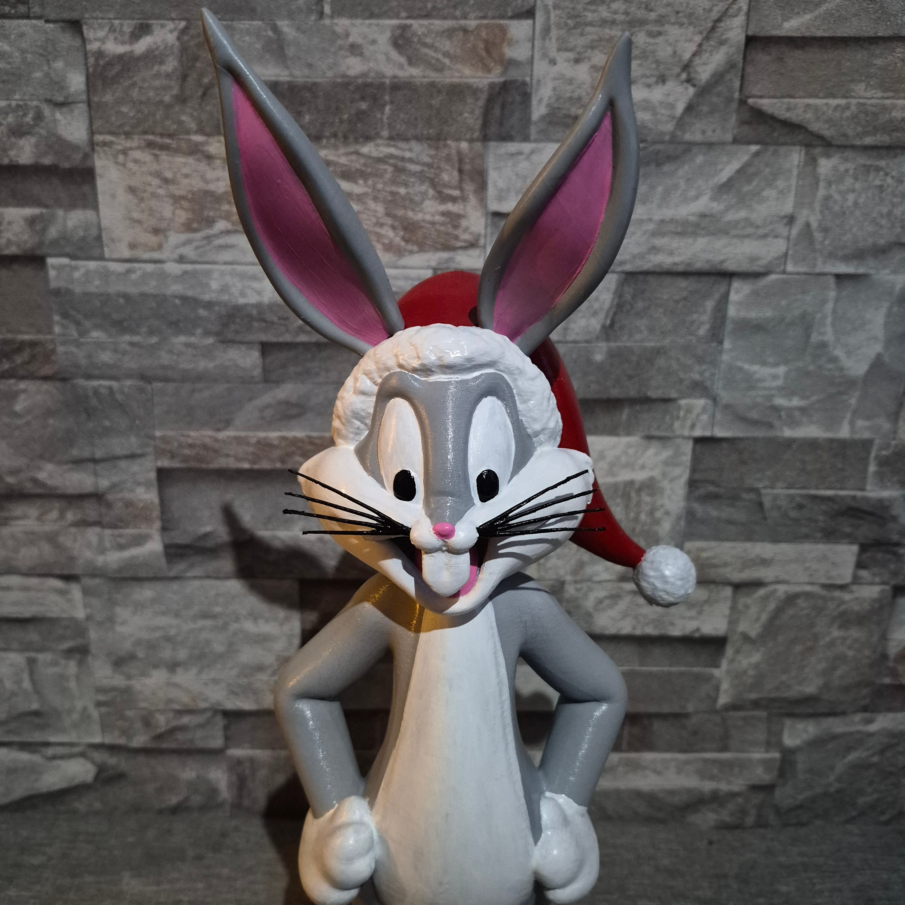 Figurine cartoon de Noël streetwear 3D personnalisable – Statue déco pop art 40 cm