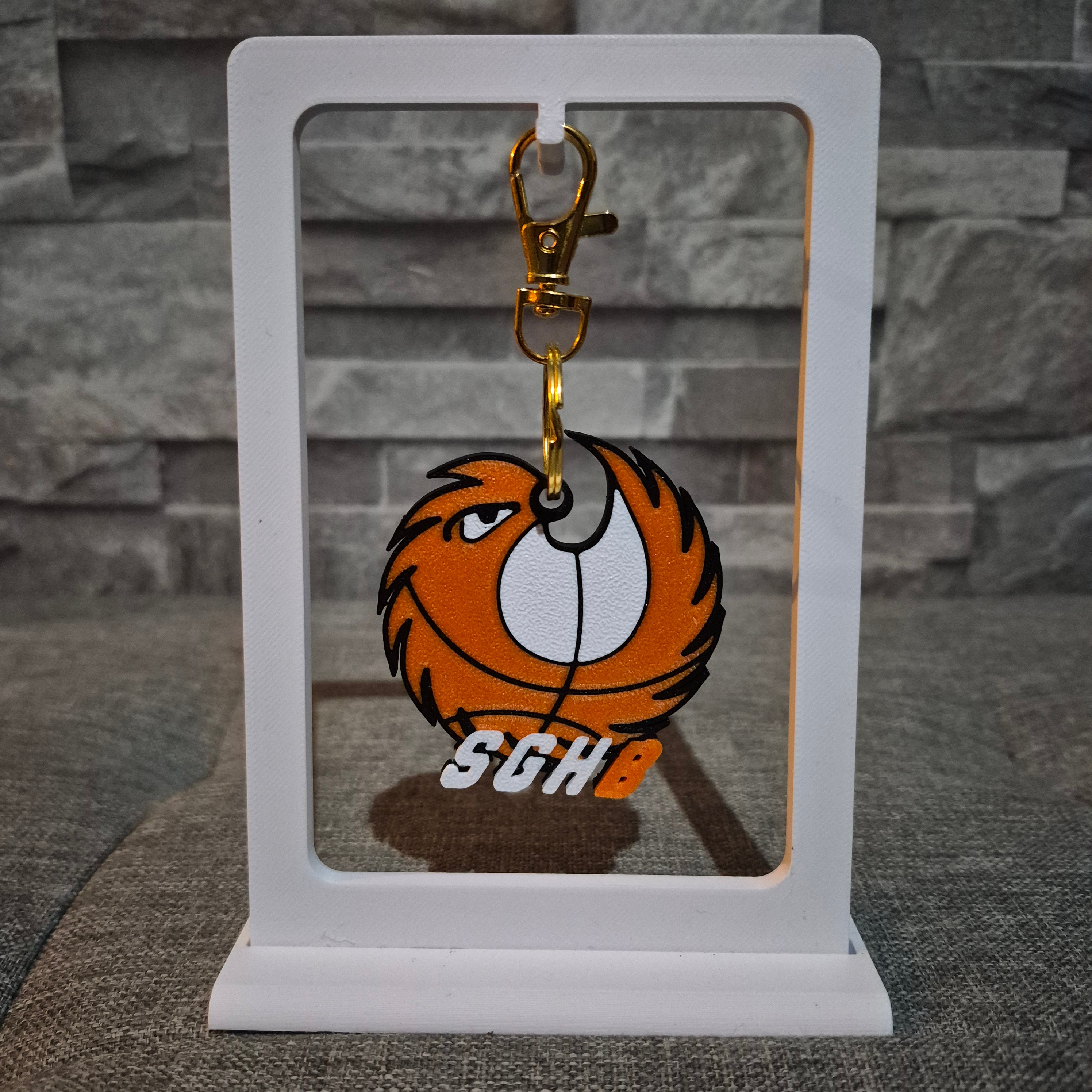 Porte-clés SGHB Héricourt Basketball Imprimé en 3D