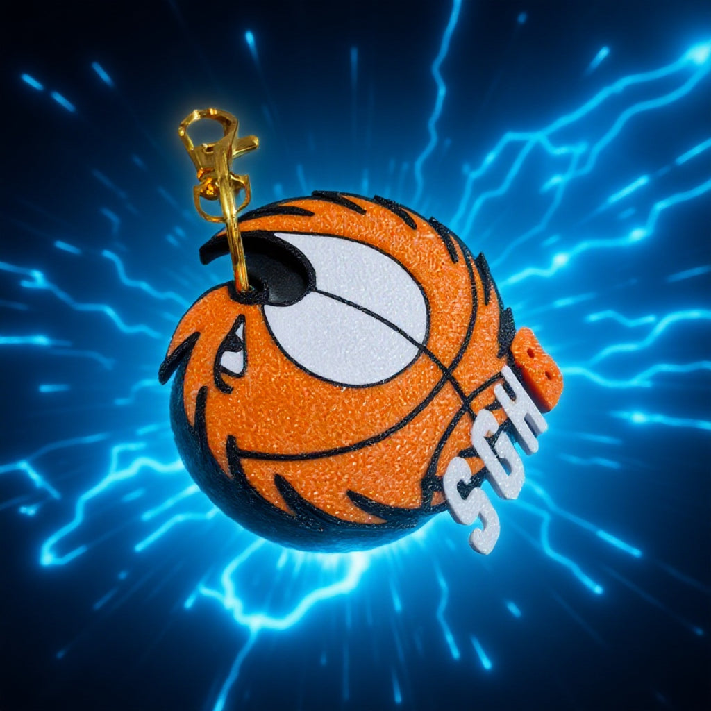 Porte-clés SGHB Héricourt Basketball Imprimé en 3D