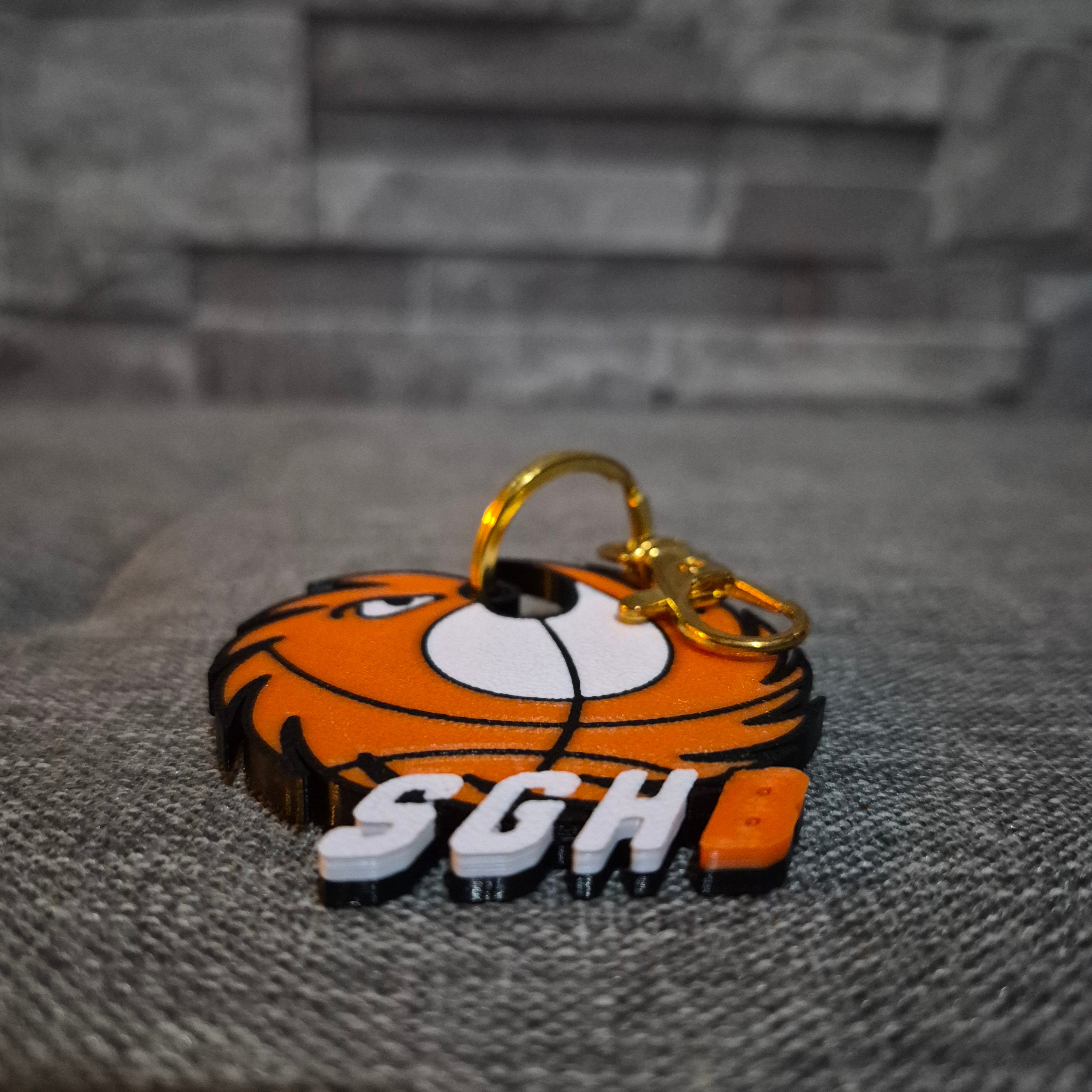 Porte-clés SGHB Héricourt Basketball Imprimé en 3D