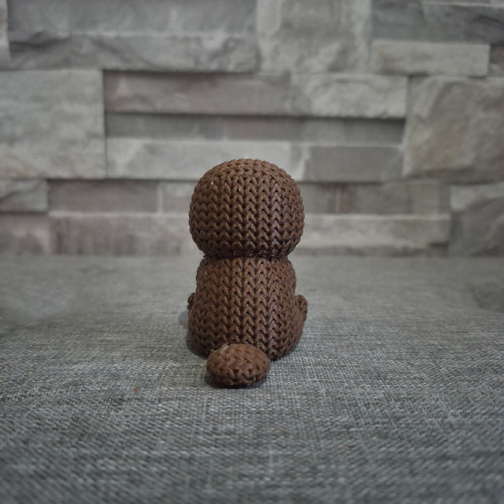 Figurine ornithorynque tricot 3D • Sculpture artisanale rare • Cadeau original