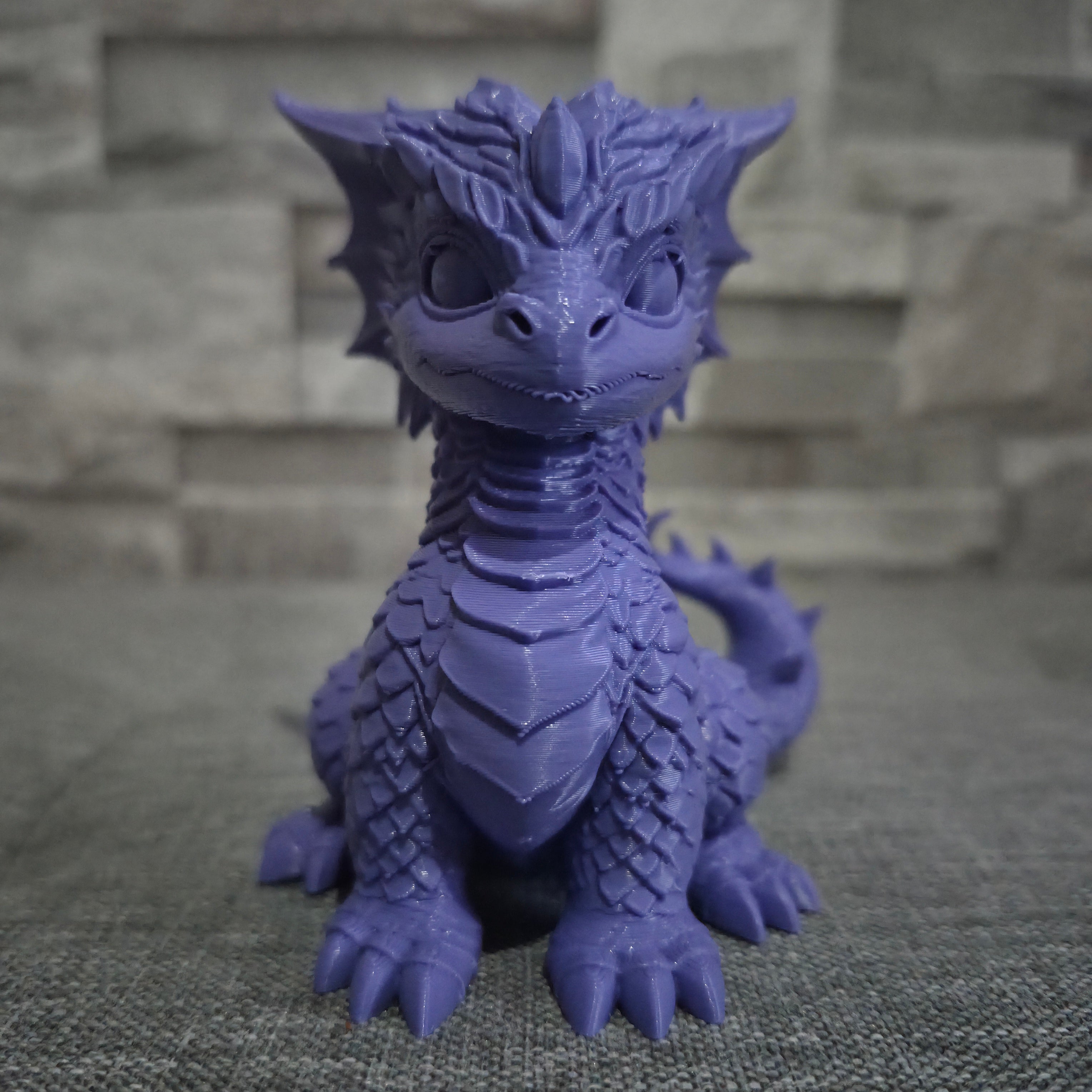 Figurine dragon imprimée en 3D – Décoration fantasy – 15 et 24 cm