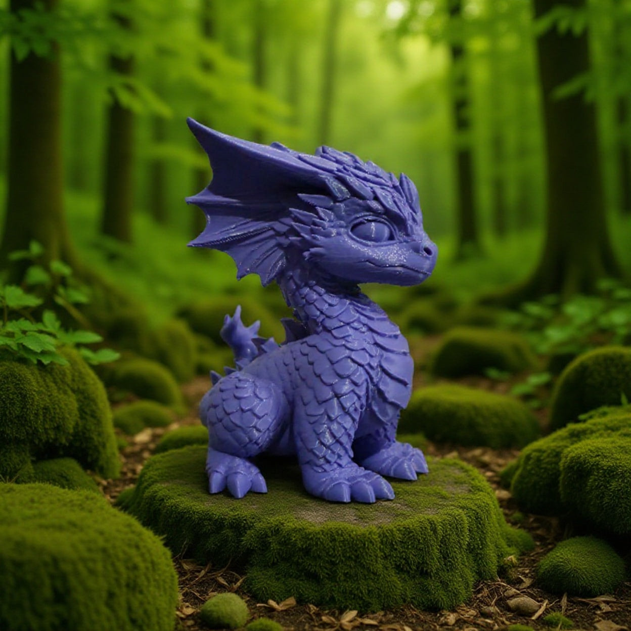 Figurine dragon imprimée en 3D – Décoration fantasy – 15 et 24 cm