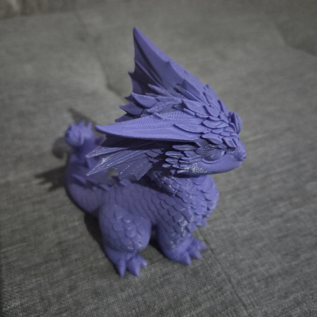 Figurine dragon imprimée en 3D – Décoration fantasy – 15 et 24 cm