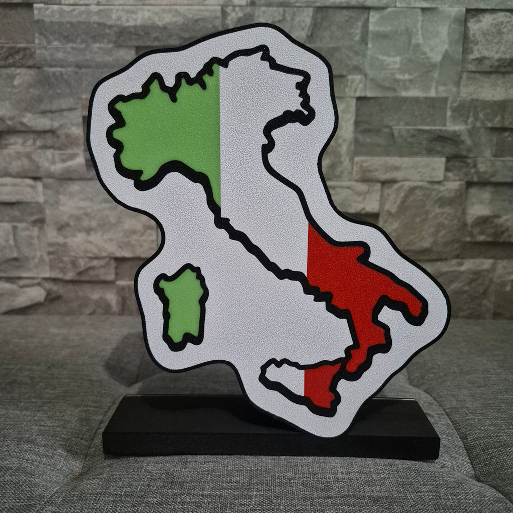 Logo lumineux drapeau Italie – Décoration LED personnalisée