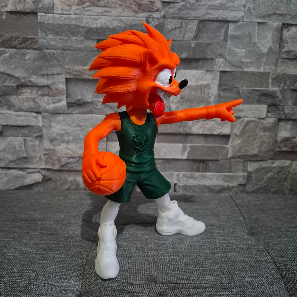 Figurine Mascotte Basketball SGHB – Figurine décorative sport – Impression 3D