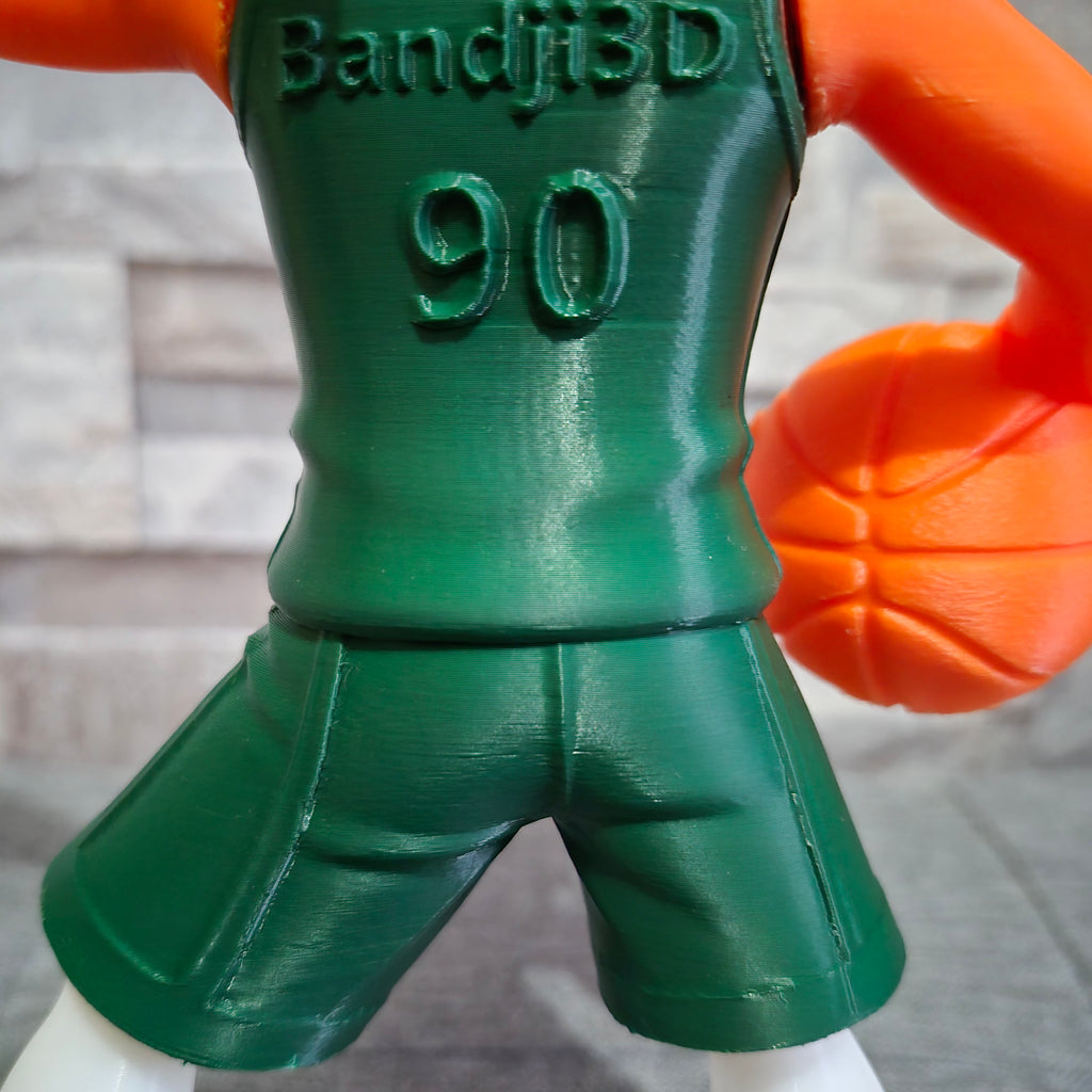 Figurine Mascotte Basketball SGHB – Figurine décorative sport – Impression 3D