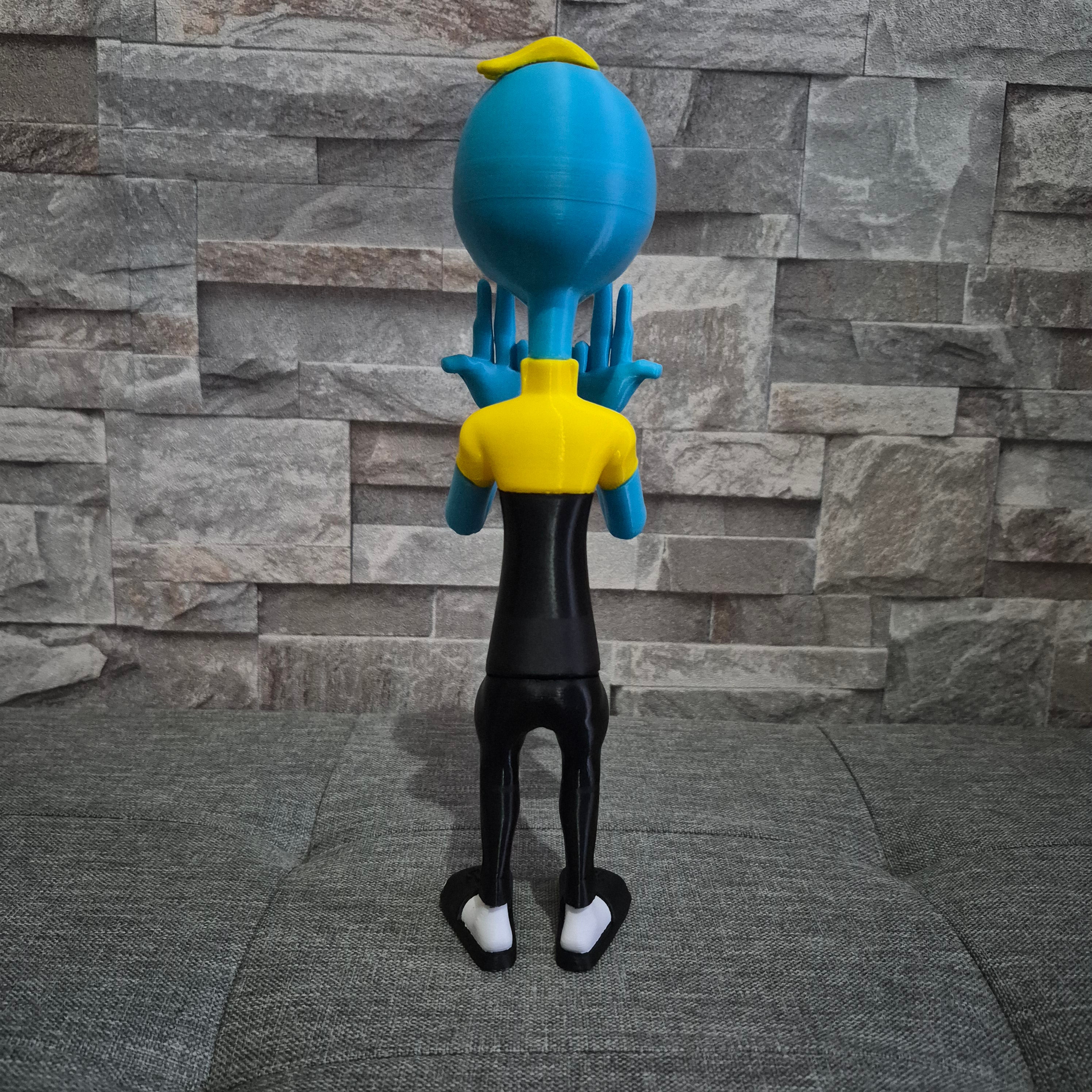 Figurine décorative JUL l’OVNI – Extraterrestre design en impression 3D – Déco originale et urbaine