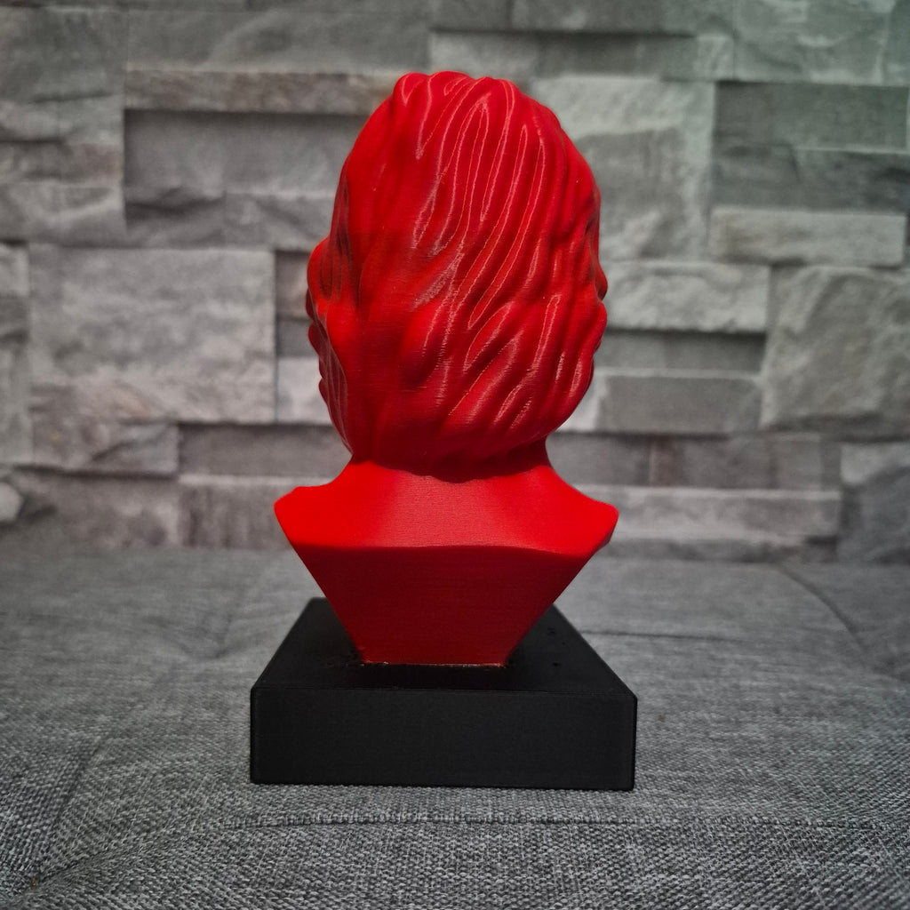Buste 3D de Checco Zalone – 15 à 25 cm avec lunettes colorées ou buste uni