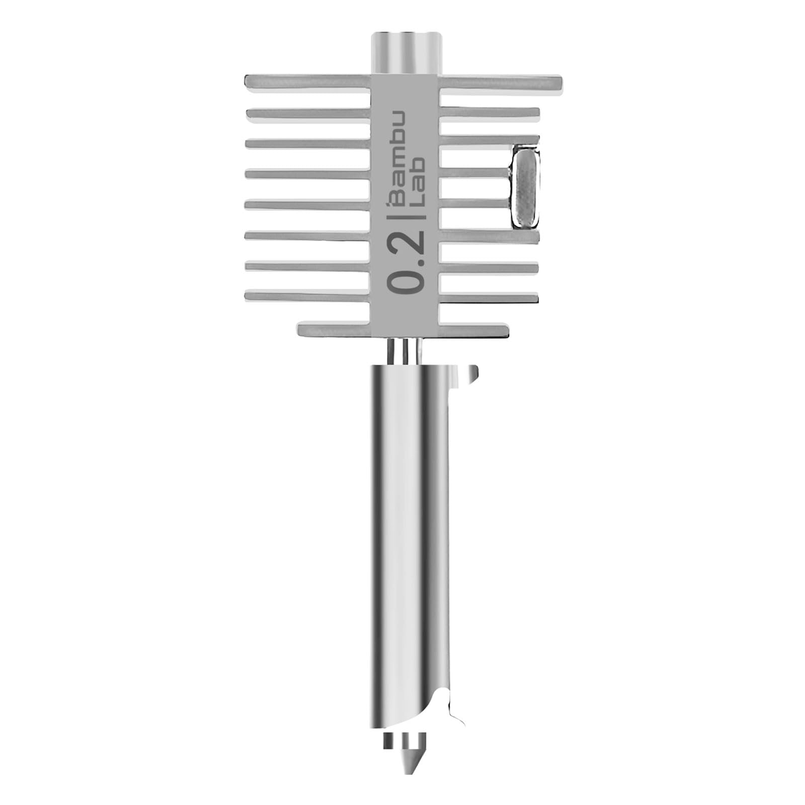 Original Bamboo Lab A1/A1mini Hotend 0.2mm High Temp&Fast Speed Buse en Acier Inoxydable +Bloc Chauffant Structure Intégrée Compatible with Bambu Lab A1&A1 Mini Imprimante 3D