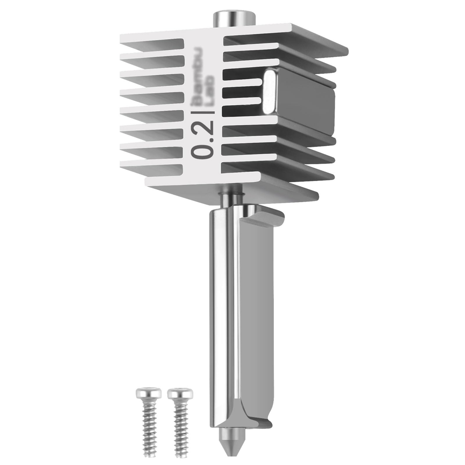 Original Bamboo Lab A1/A1mini Hotend 0.2mm High Temp&Fast Speed Buse en Acier Inoxydable +Bloc Chauffant Structure Intégrée Compatible with Bambu Lab A1&A1 Mini Imprimante 3D