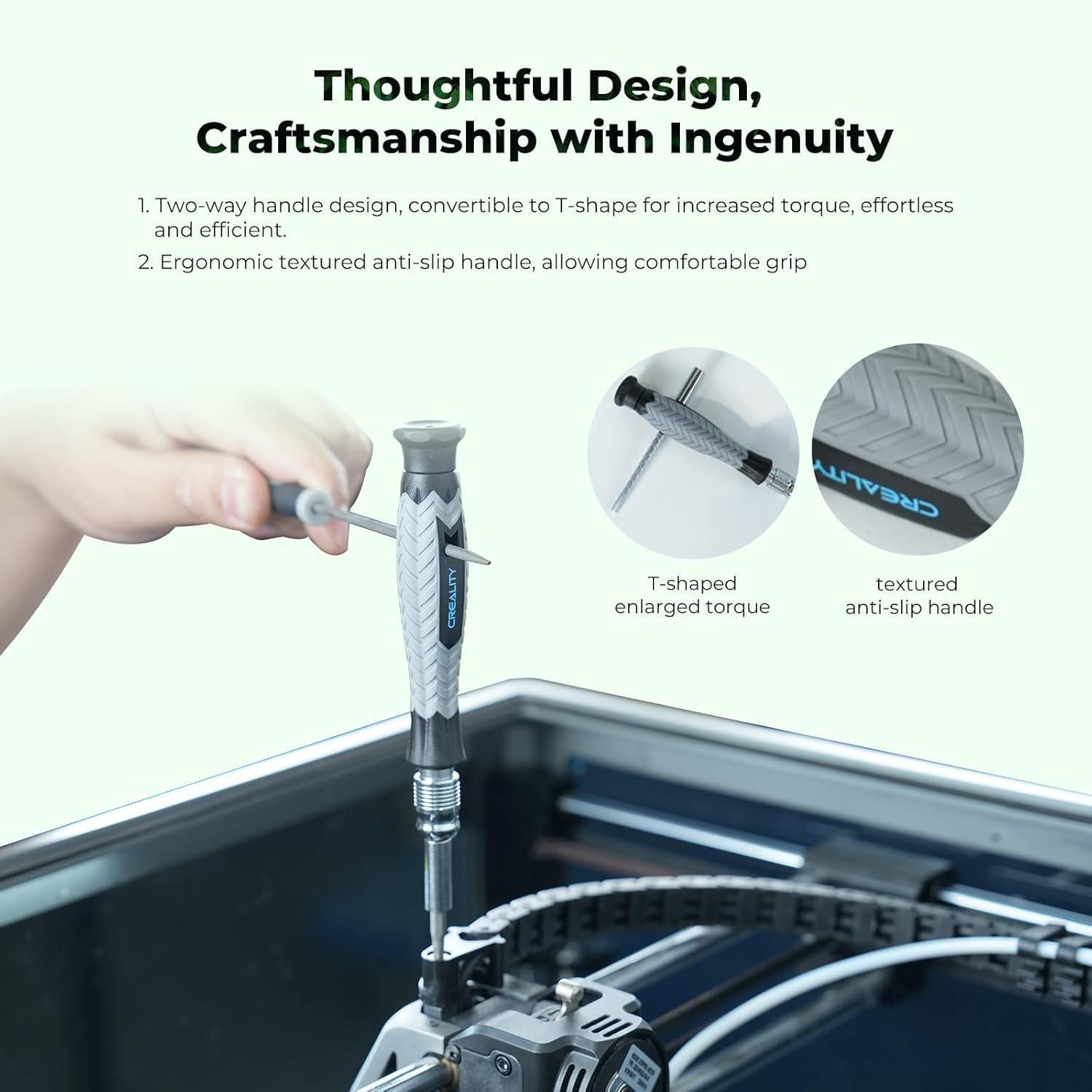 Creality Kit d'outils pour Imprimante 3D, 74 Pièces, Ensemble d'assemblage
