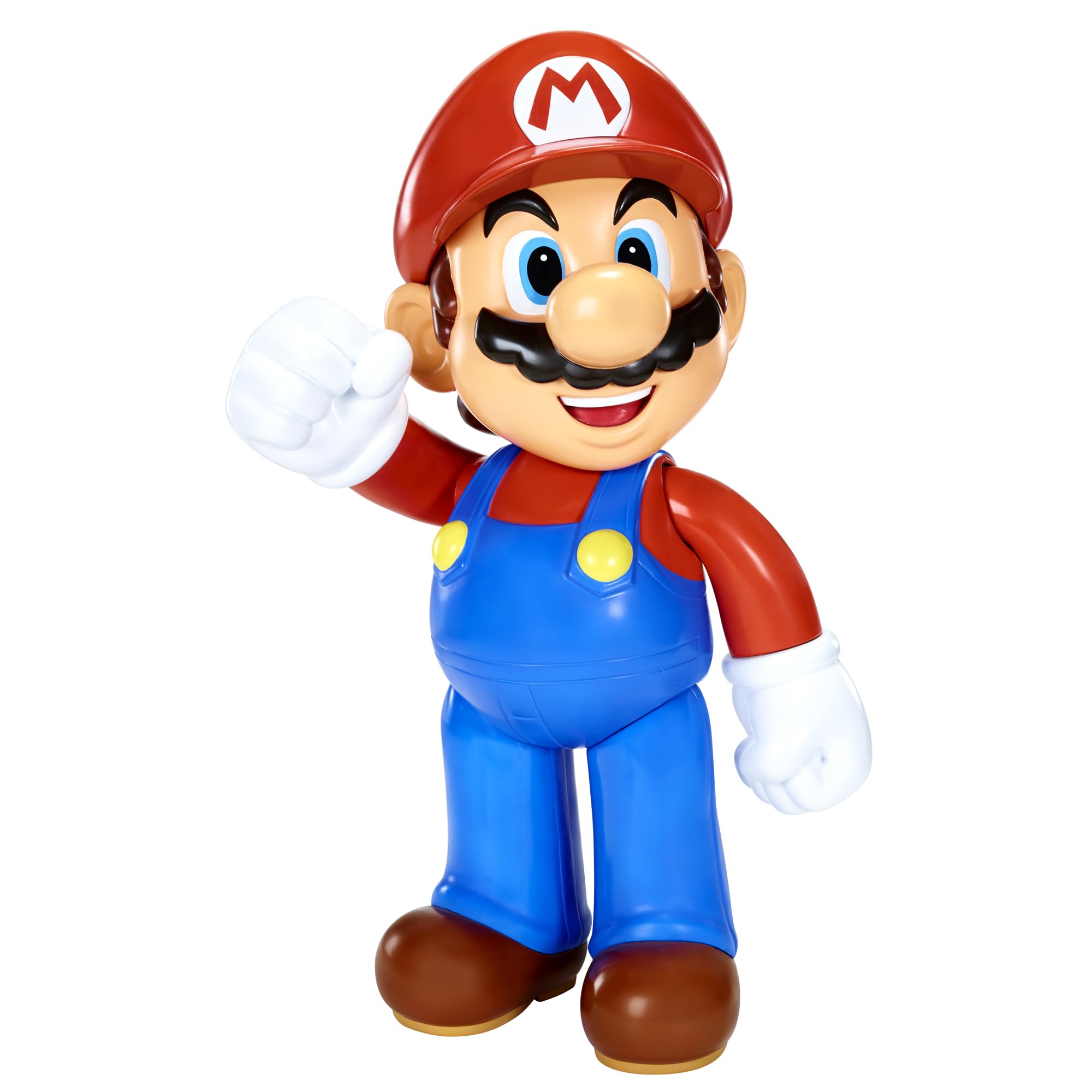 Nintendo Super Mario - 50cm Articulated Mario Figure - 7 Points of Articulation - Detailed Toy - Large Collectible Figure - For Fans and Collectors - Gift Idea for Children Ages 3 and Up