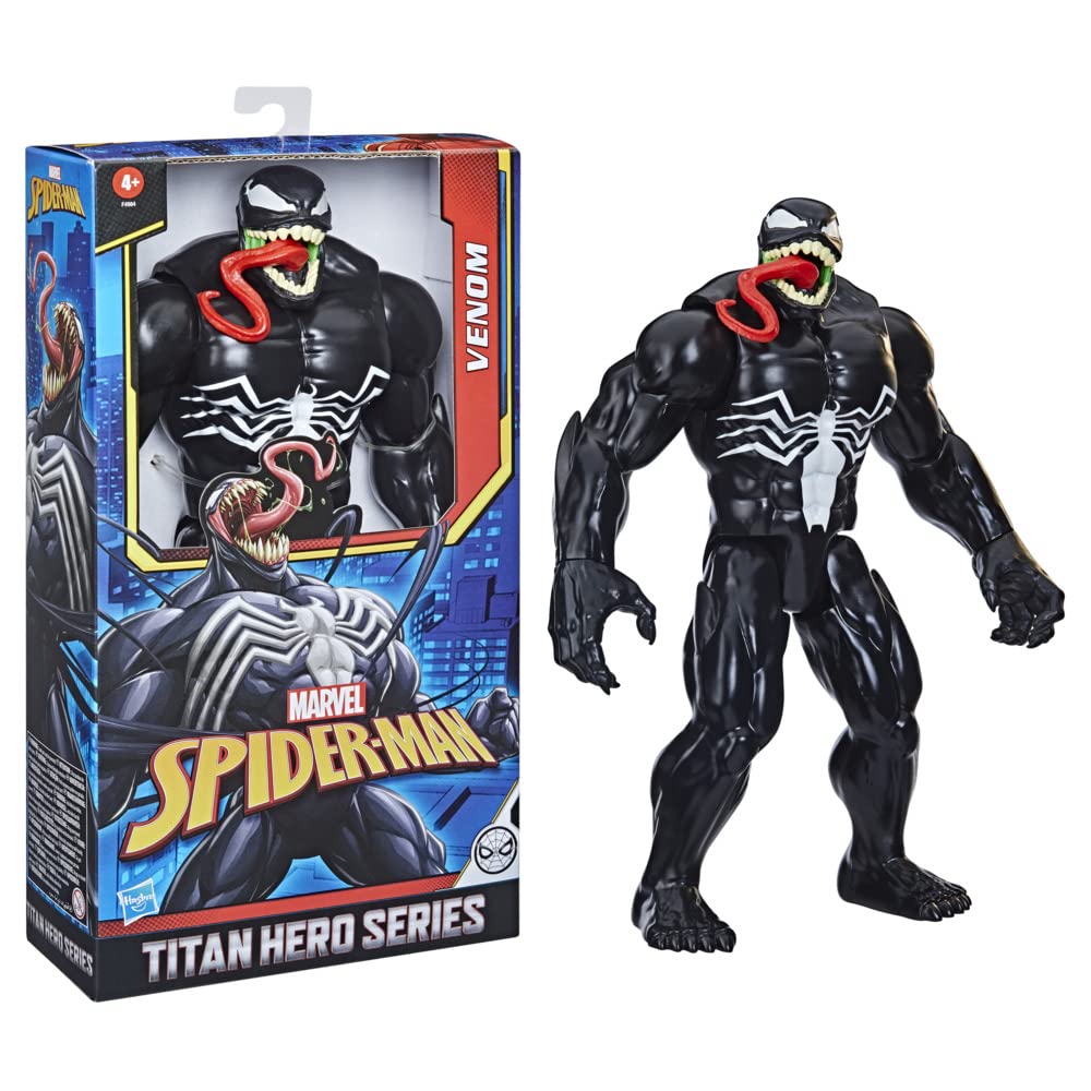 Marvel Hasbro Spider-Man Titan Hero Series Deluxe Venom Toy 30 cm Action Figure, Toys for Kids Ages 4 and Up