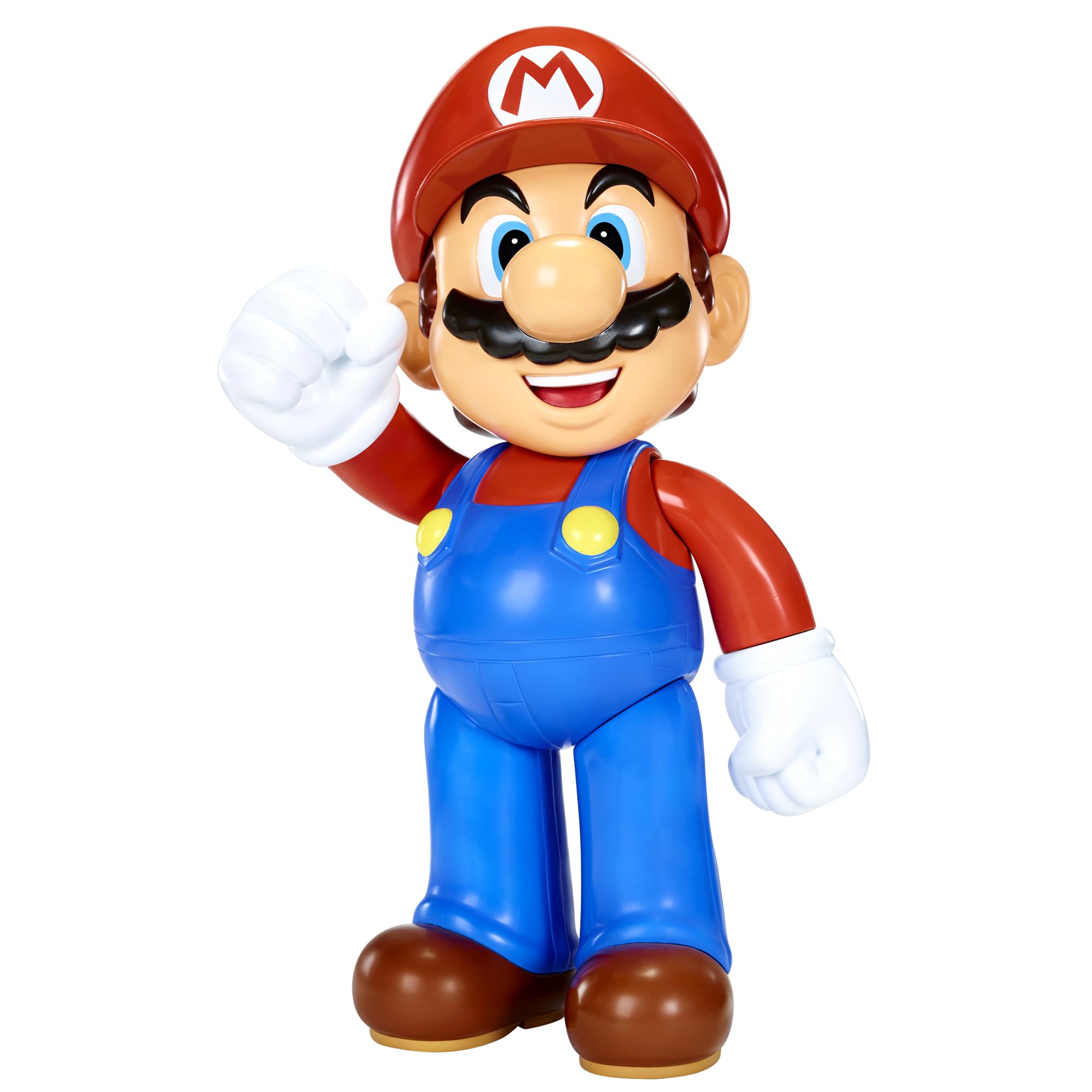 Nintendo Super Mario - 50cm Articulated Mario Figure - 7 Points of Articulation - Detailed Toy - Large Collectible Figure - For Fans and Collectors - Gift Idea for Children Ages 3 and Up