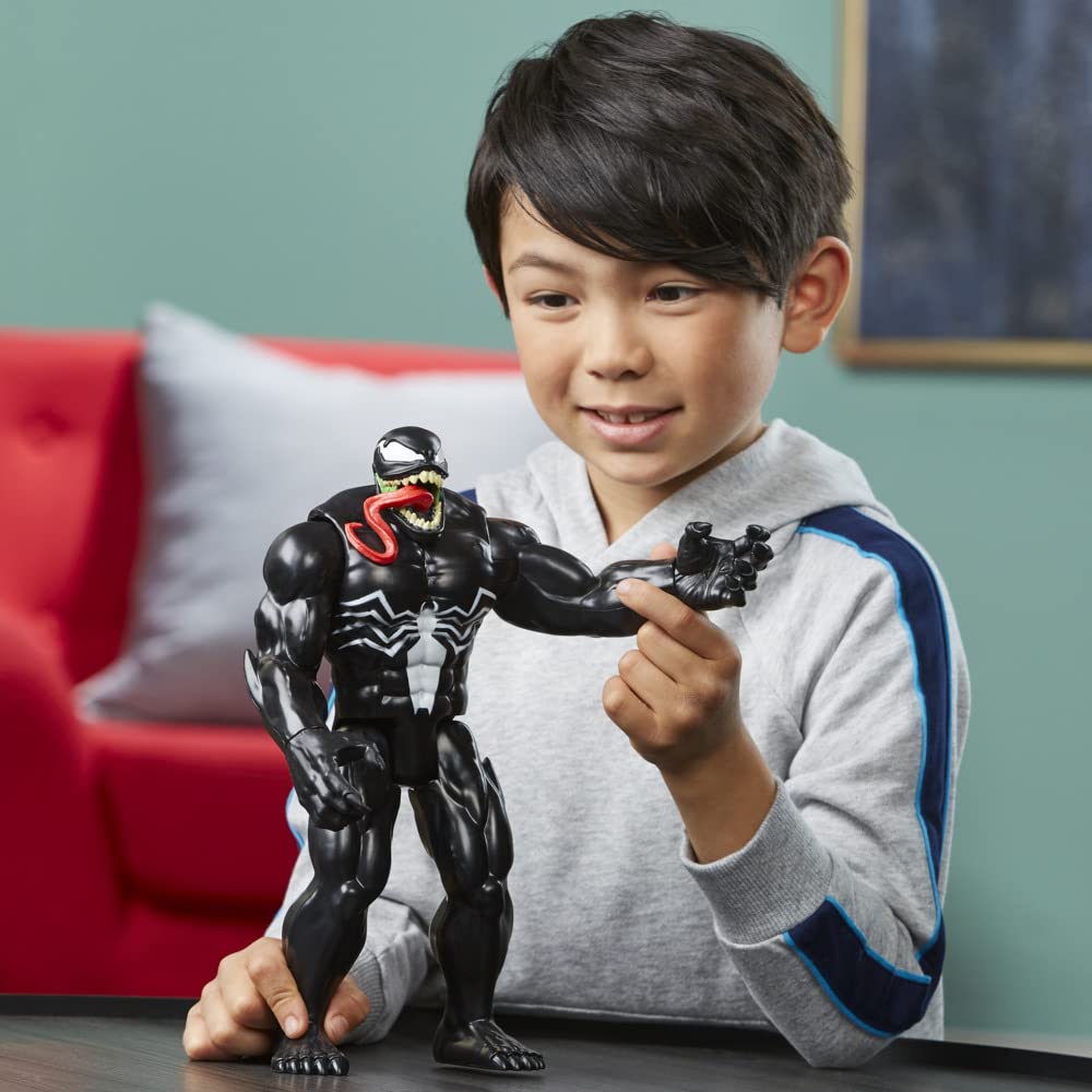 Marvel Hasbro Spider-Man Titan Hero Series Deluxe Venom Toy 30 cm Action Figure, Toys for Kids Ages 4 and Up