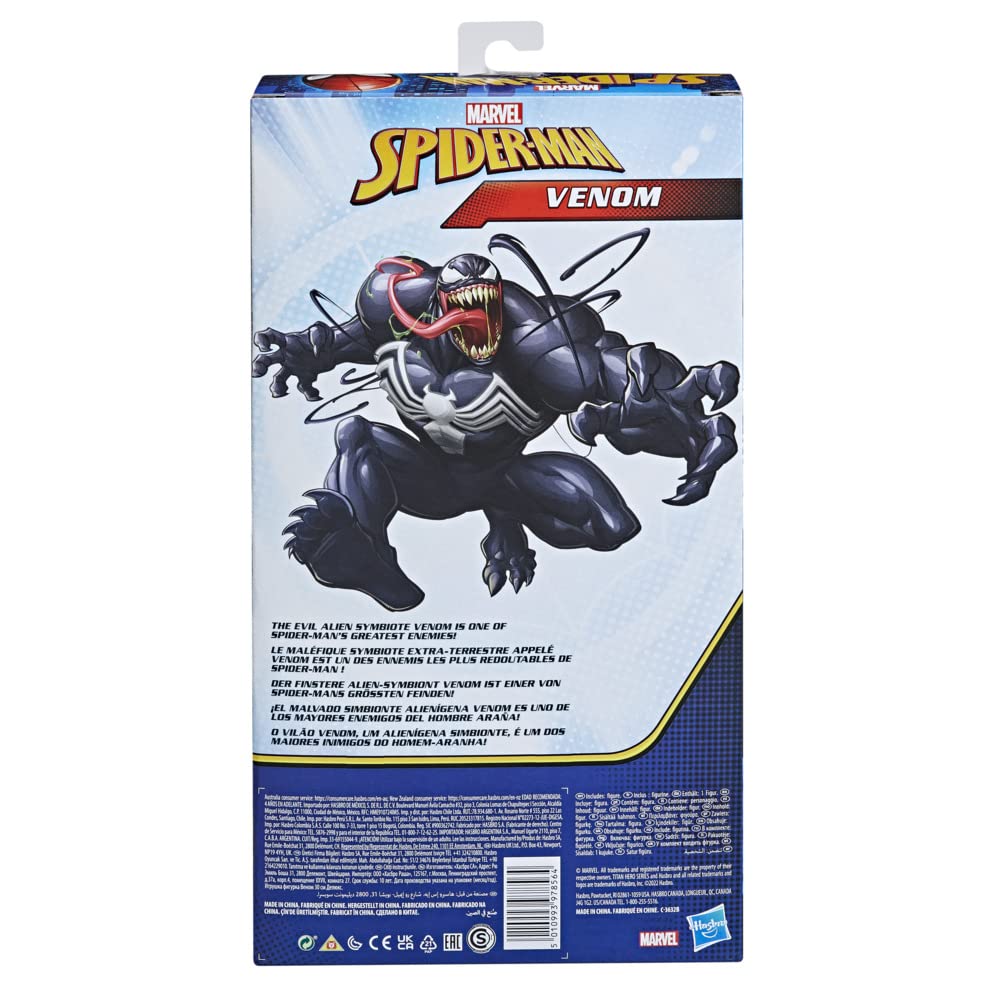 Marvel Hasbro Spider-Man Titan Hero Series Deluxe Venom Toy 30 cm Action Figure, Toys for Kids Ages 4 and Up