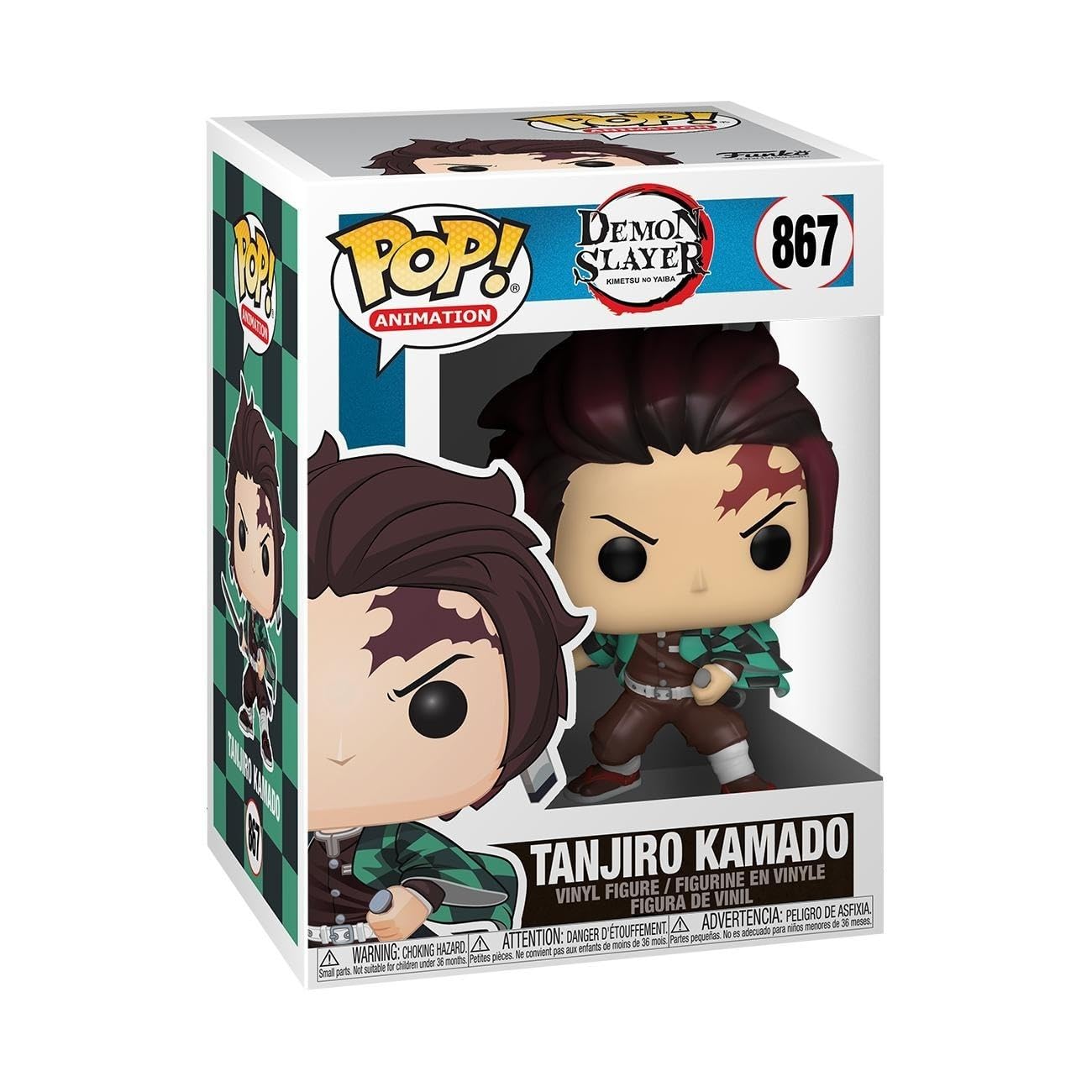 Funko Pop Animation: Demon Slayer - Tanjiro Kamado - Collectible Vinyl Figure - Gift Idea - Official Products - Toys for Children and Adults - Anime Fans