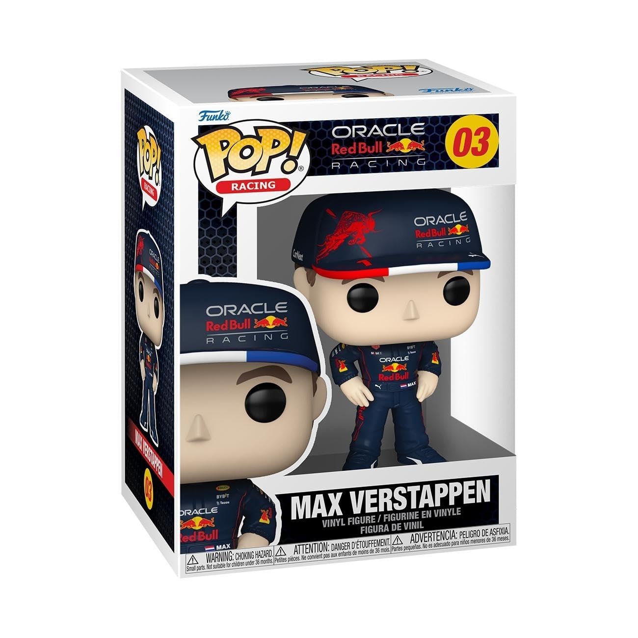 Funko POP! Vinyl: Formula 1 - Max Verstappen - Red Bull F1 - Collectible Vinyl Figure - Gift Idea - Official Products - Toys for Children and Adults - Sports Fans