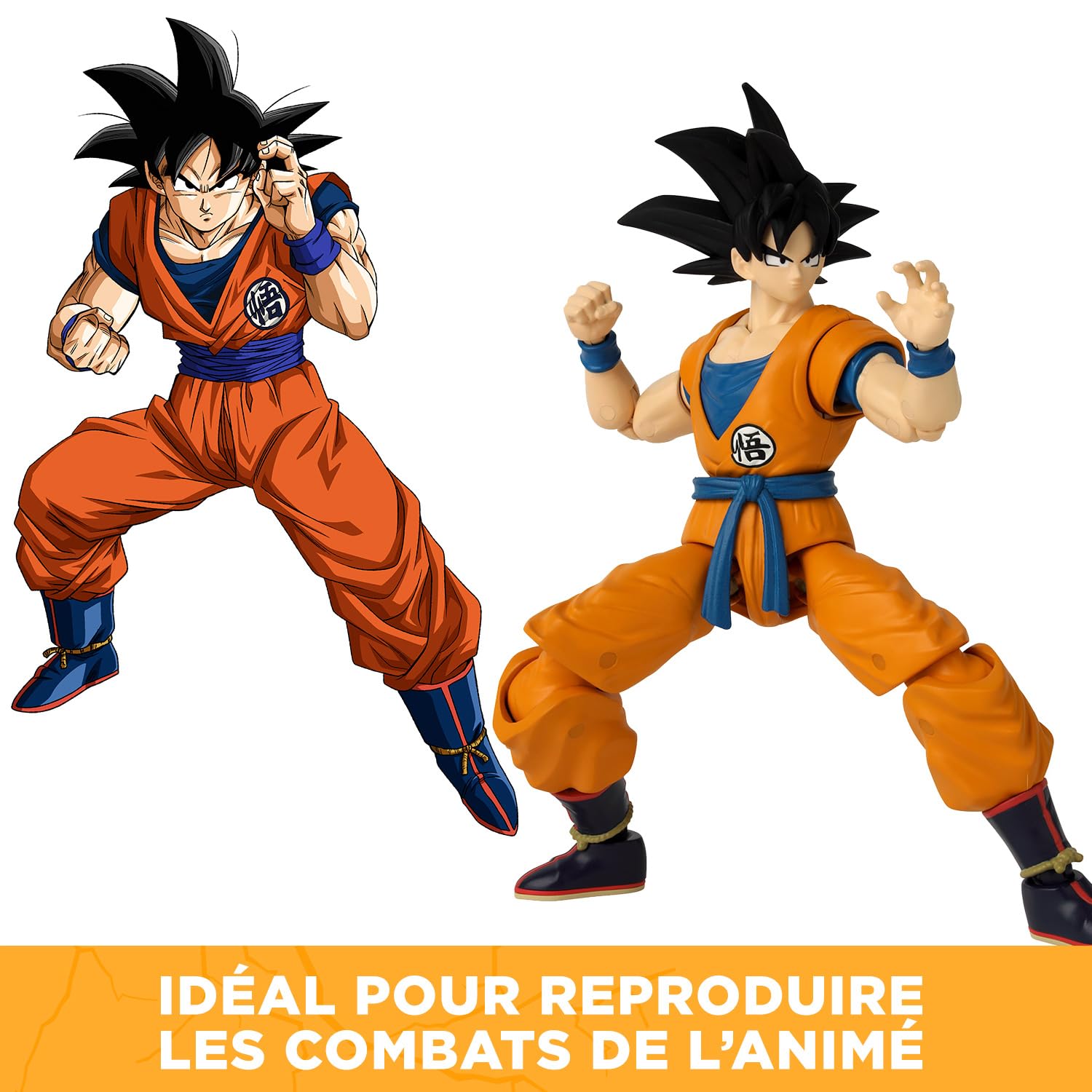 BANDAI - Dragon Ball Super Super Hero - Dragon Star Figure 17 cm - Goku - Official Dragon Ball License - Articulated Goku Figure - Toy for Children Ages 4 and Up - 40720