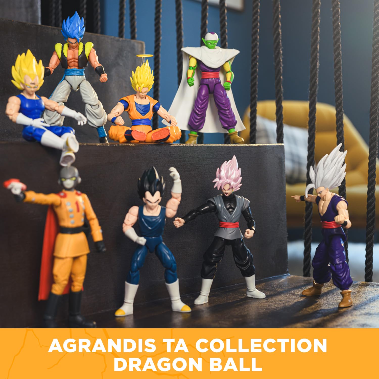 BANDAI - Dragon Ball Super Super Hero - Dragon Star Figure 17 cm - Goku - Official Dragon Ball License - Articulated Goku Figure - Toy for Children Ages 4 and Up - 40720