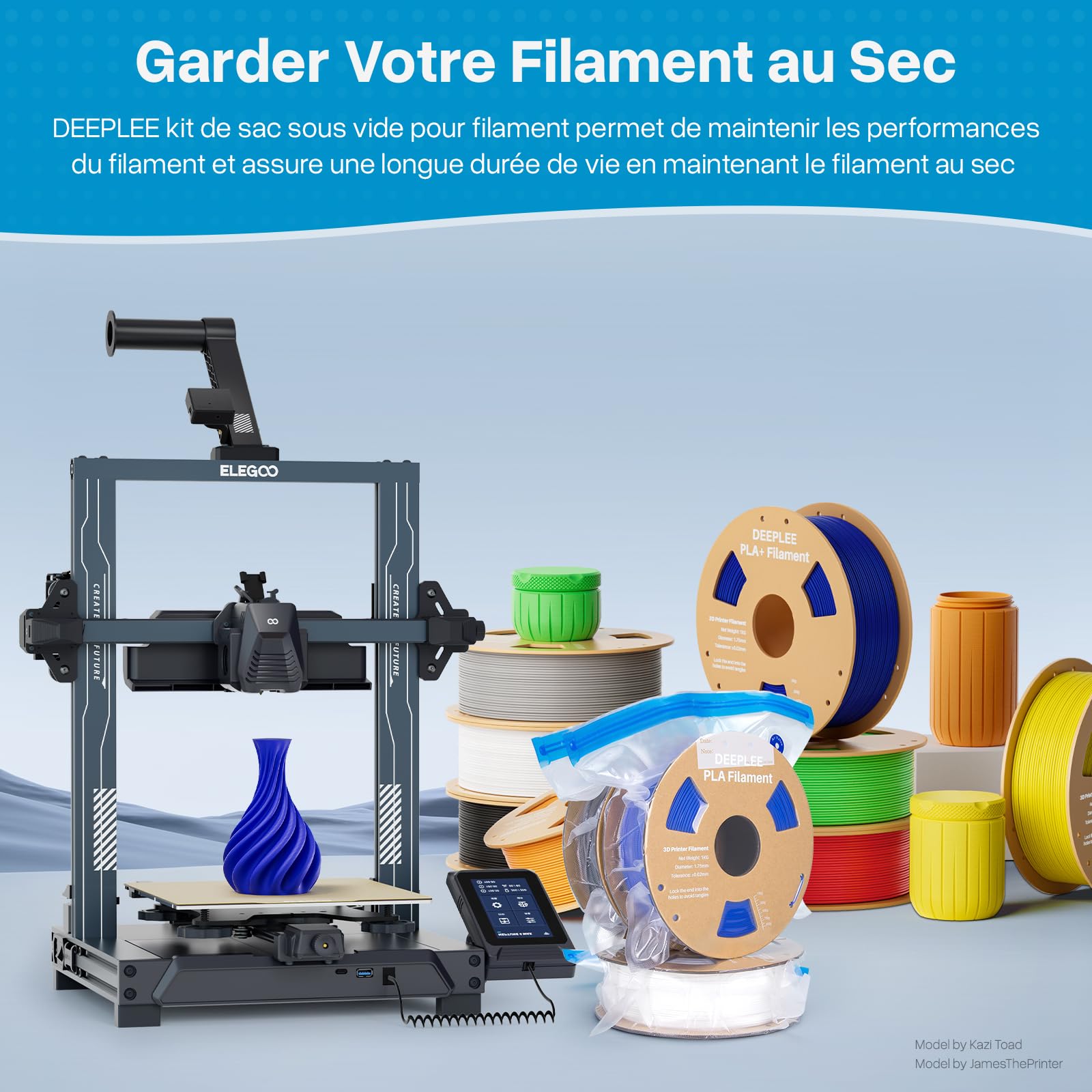 Deeplee Kit de Pompe sous Vide et 30 Sacs