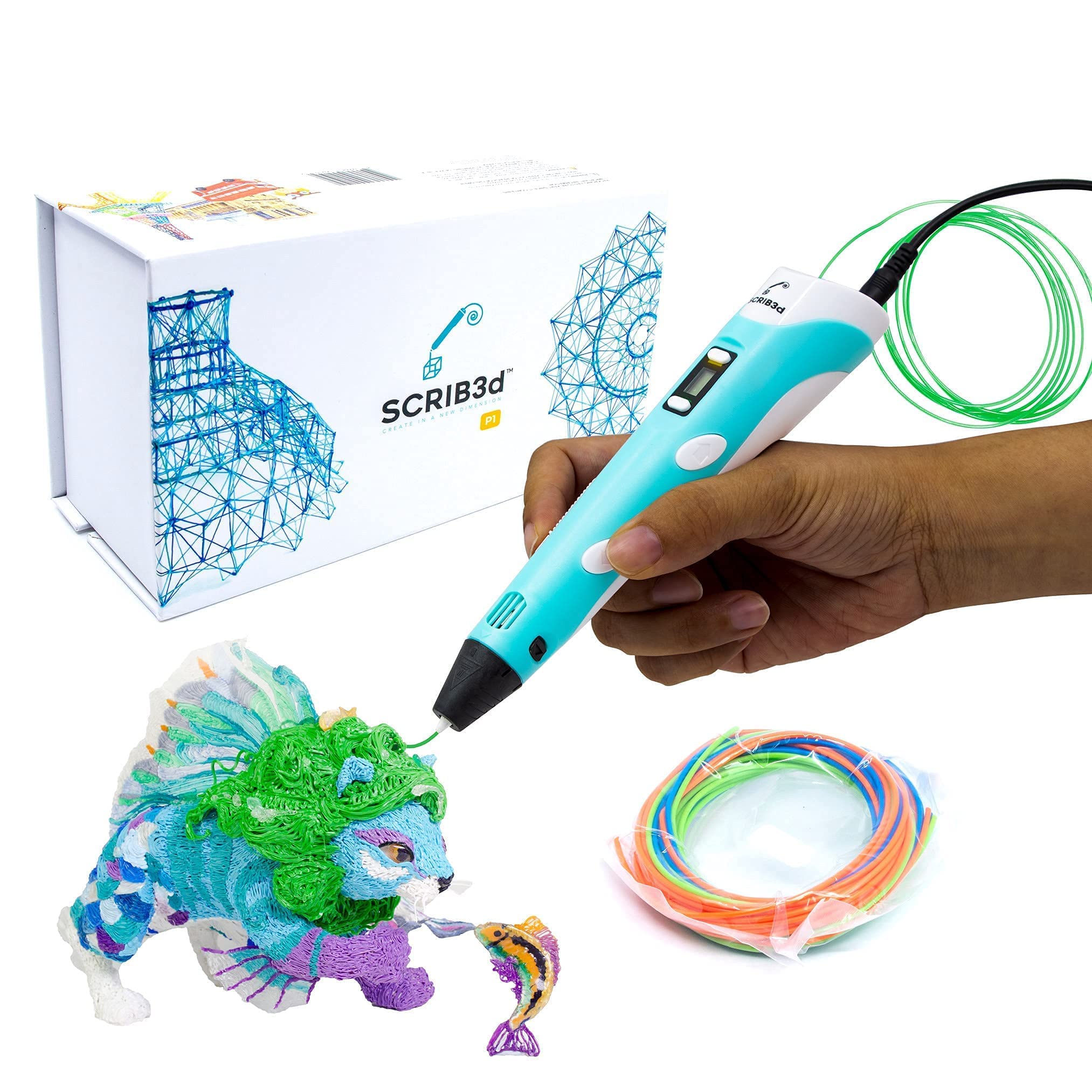 SCRIB3D Stylo d'impression 3D P1 avec affichage