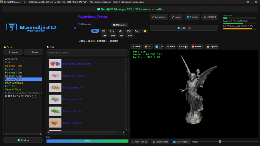 Bandji3D Manager – Licence Pro