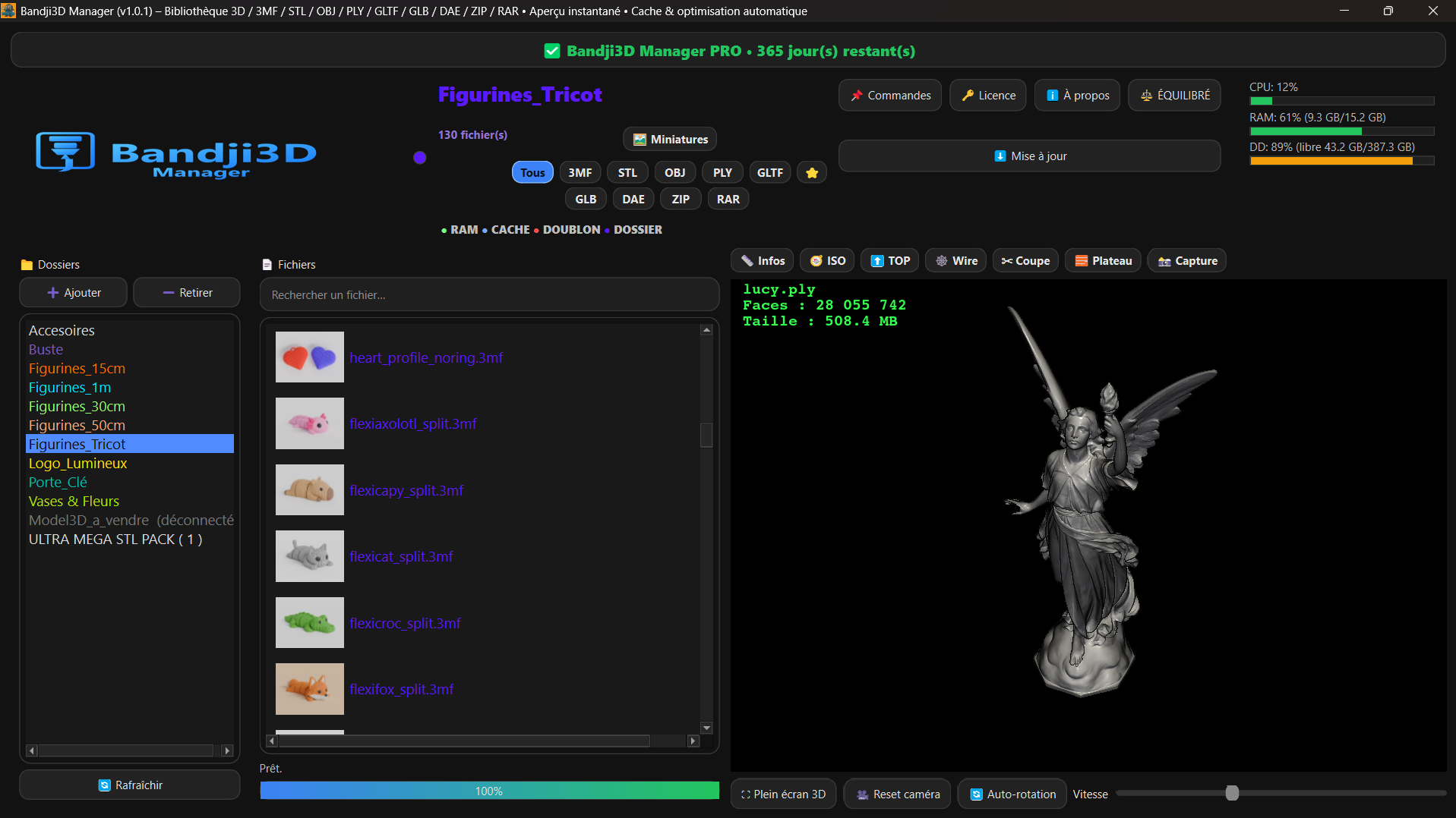 Bandji3D Manager – Licence Pro