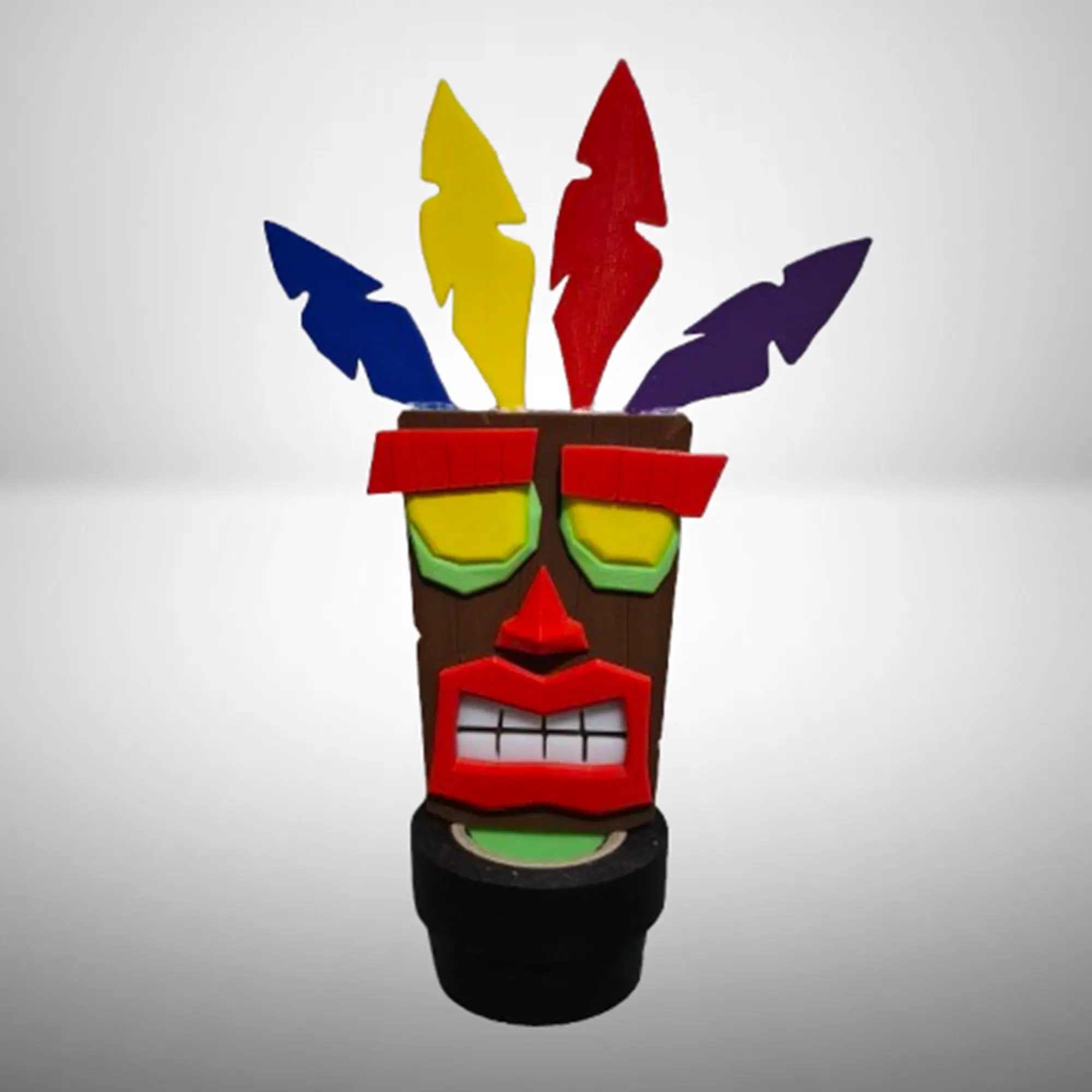 Masque Aku Aku 3D – Figurine Crash Bandicoot | Bandji3D Bandji3D