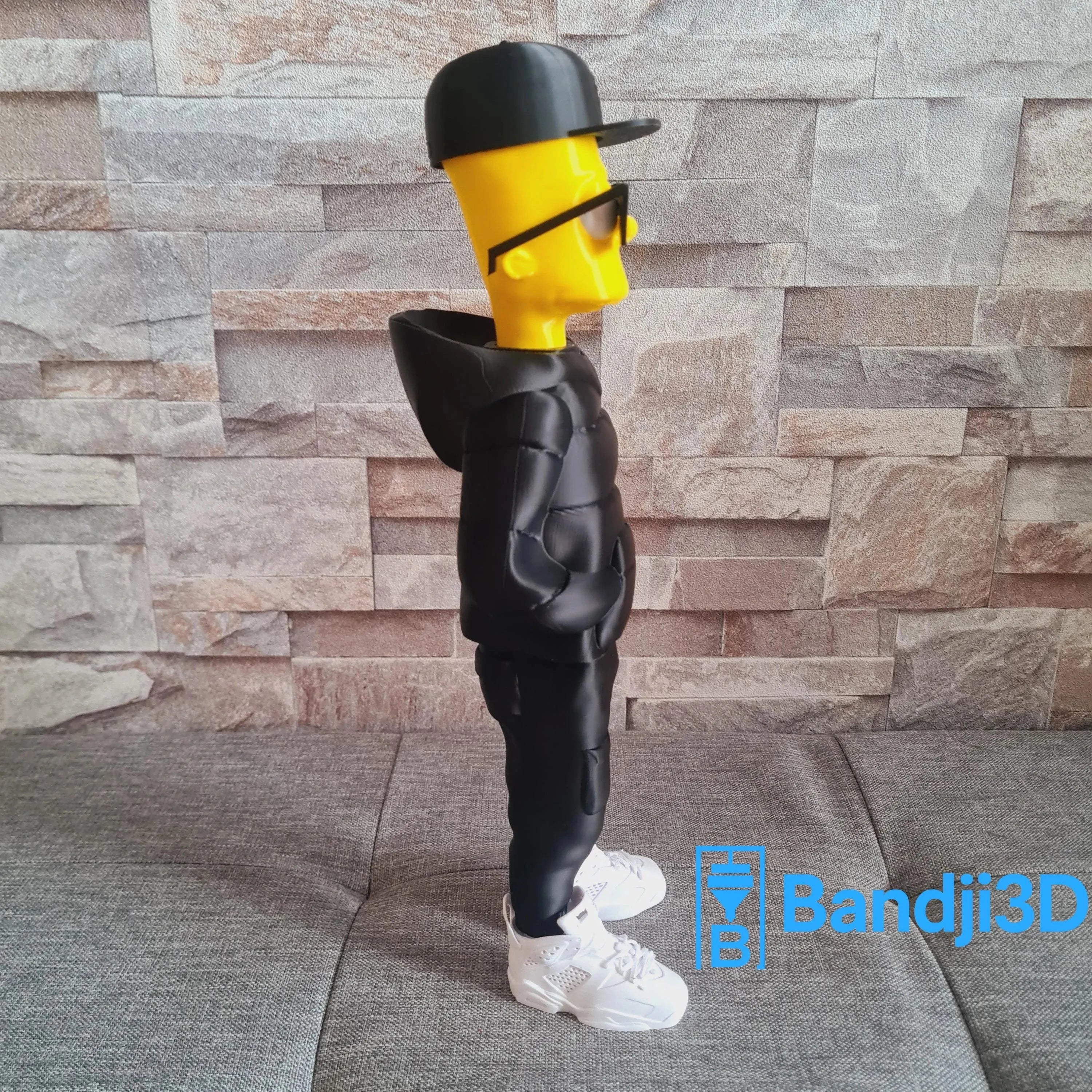 Figurine Bart Simpson 3D Streetwear – Édition Collector Pop Art | Bandji3D Bandji3D