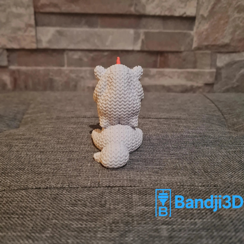 Figurine licorne tricot 3D personnalisable – Cadeau original | Bandji3D Bandji3D