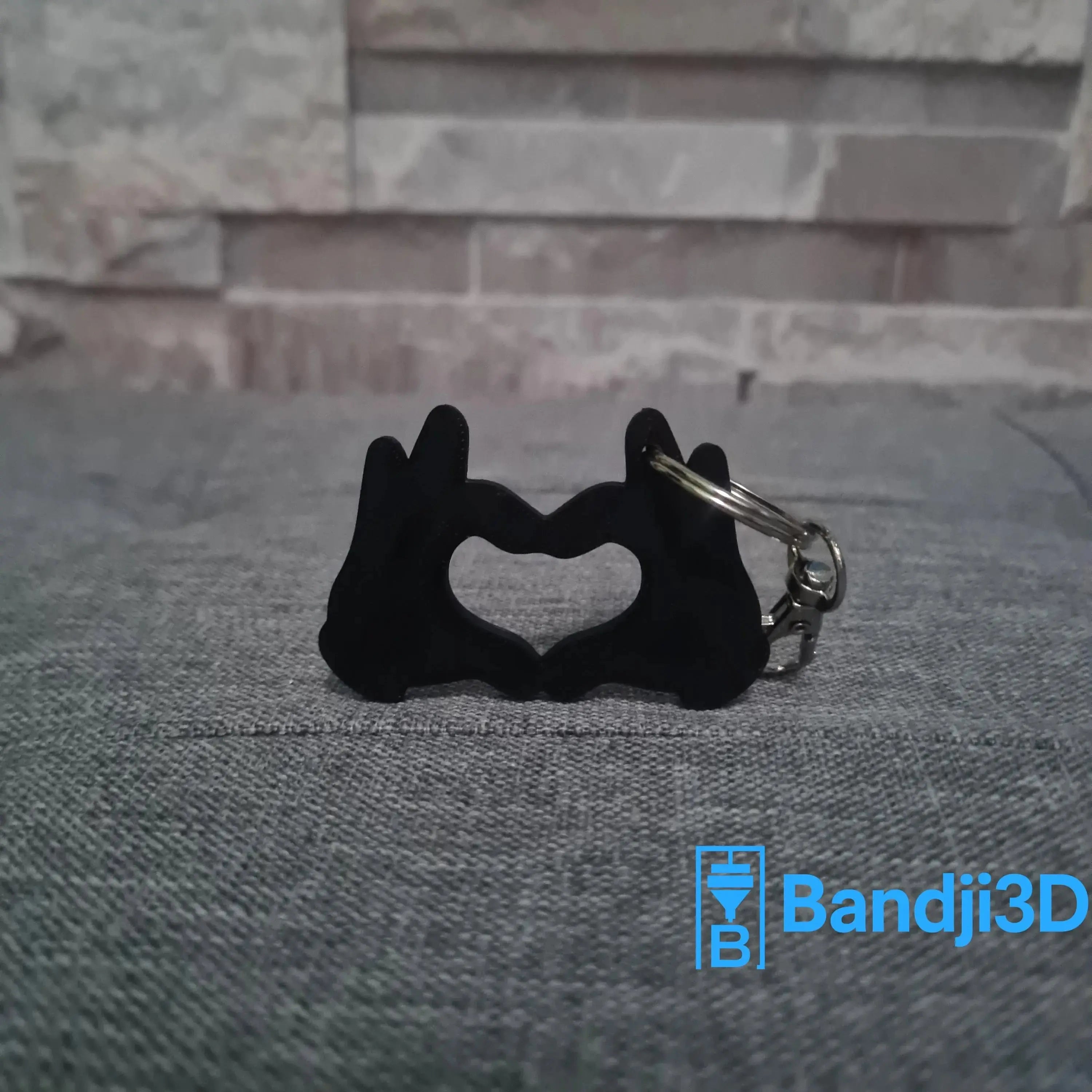 Porte-clés Mains Cœur 3D – Cadeau Amour & Amitié Personnalisé | Bandji3D Bandji3D