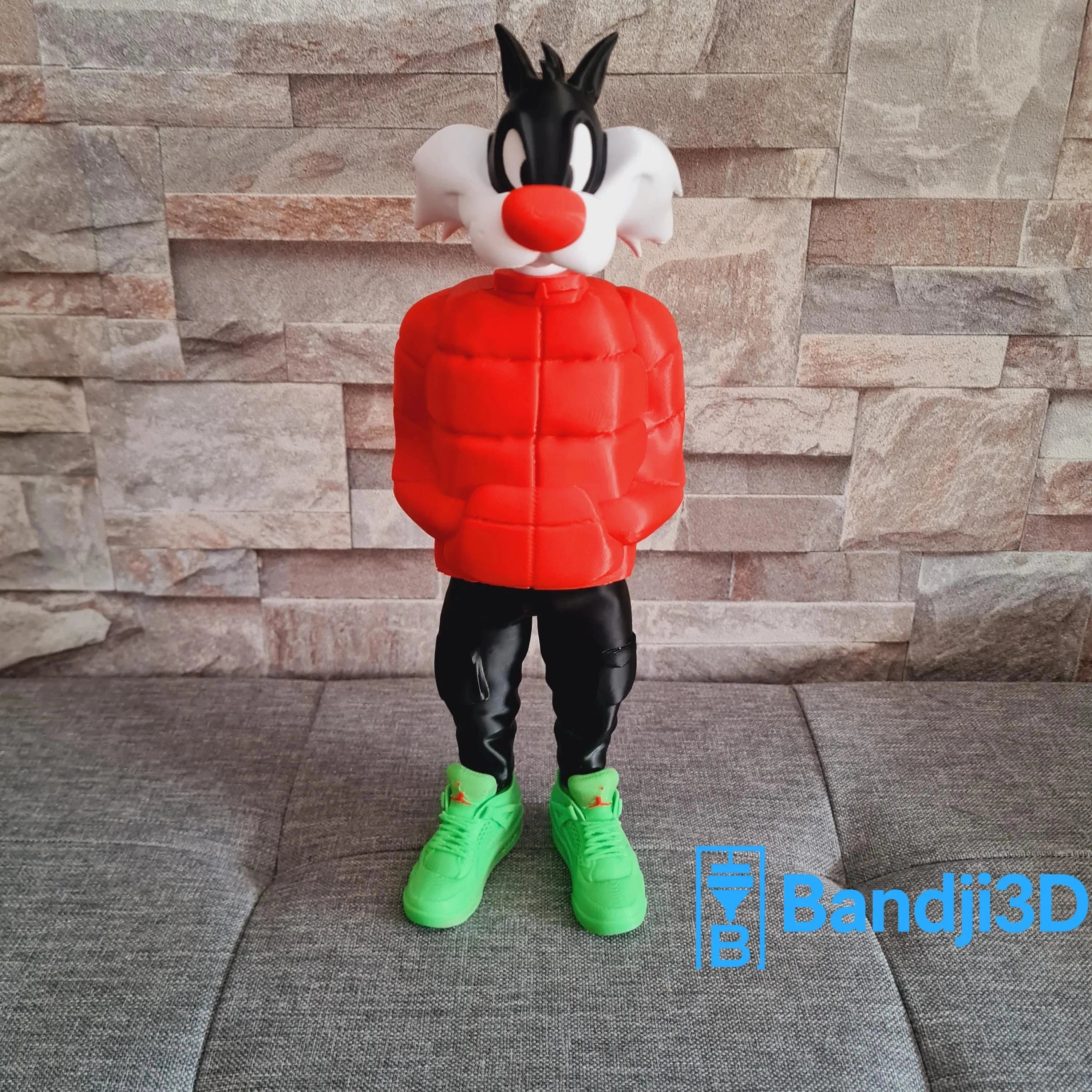 Figurine Sylvestre 3D Streetwear – Édition Collector Cartoon | Bandji3D Bandji3D