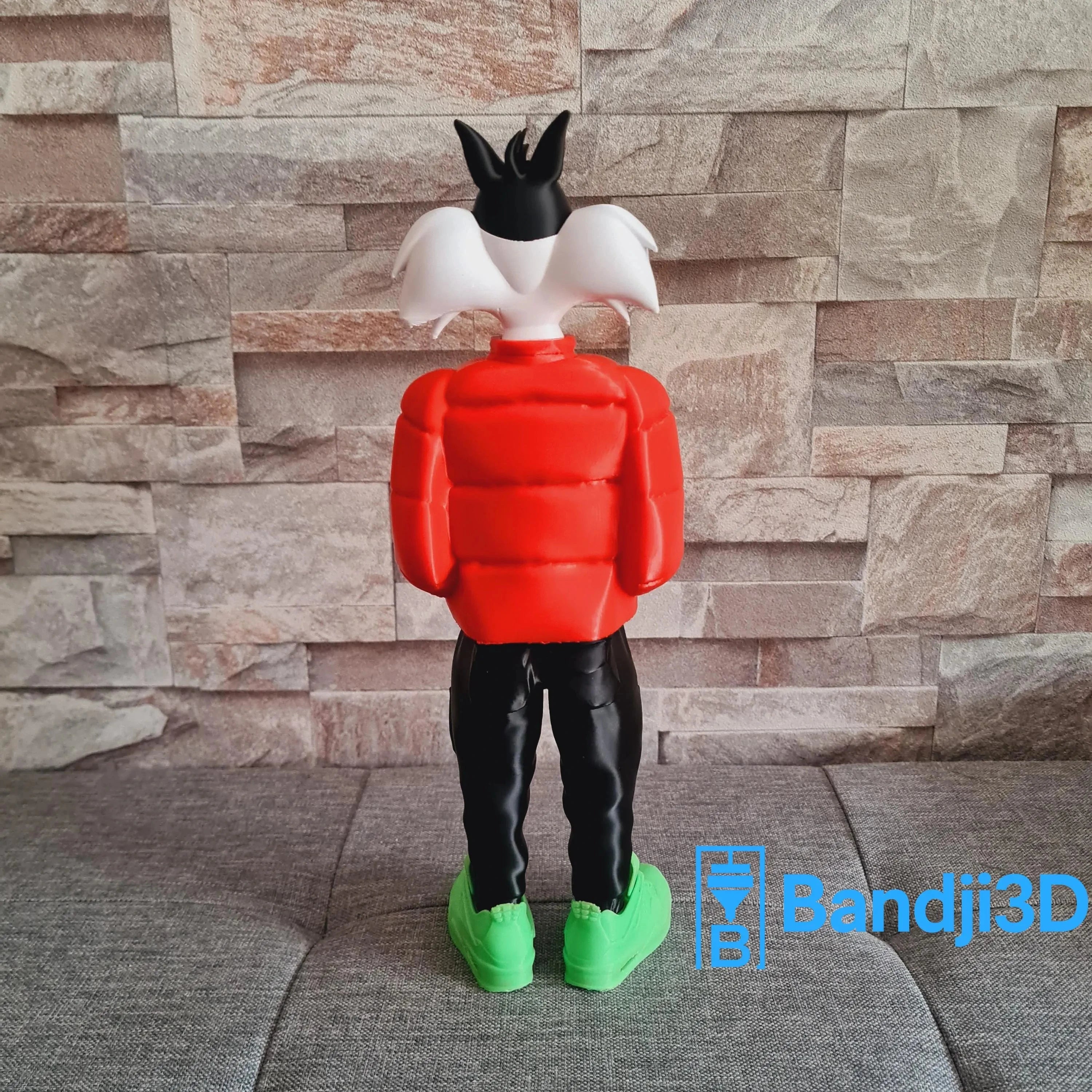 Figurine Sylvestre 3D Streetwear – Édition Collector Cartoon | Bandji3D Bandji3D