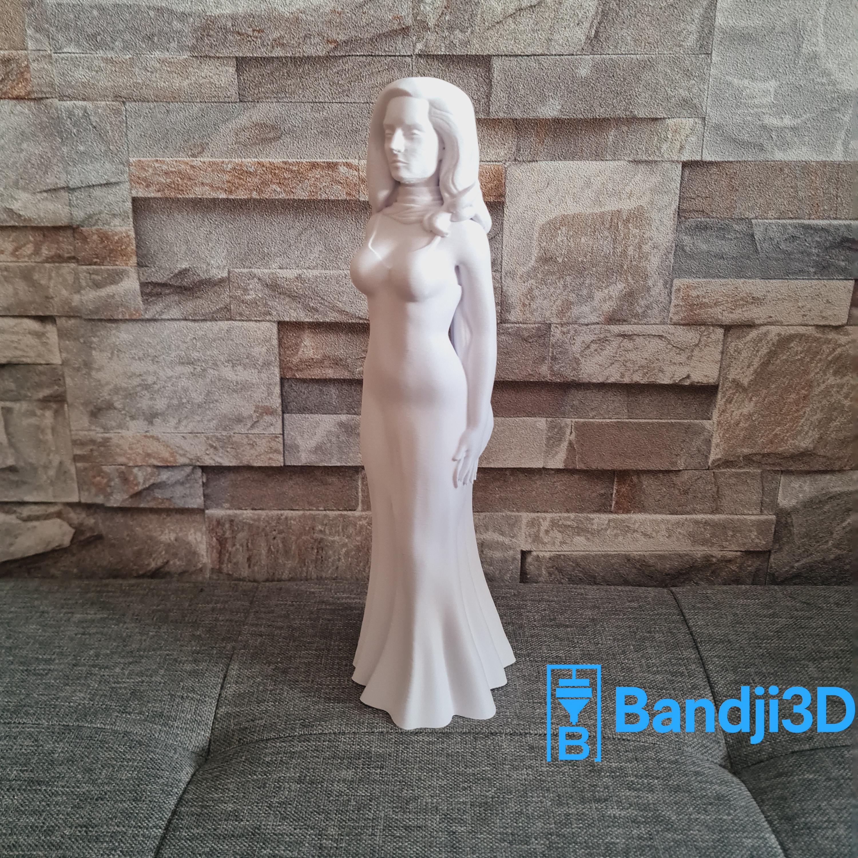 Statuette Dalida 3D 25 cm – Sculpture Personnalisable Faite Main | Bandji3D Bandji3D