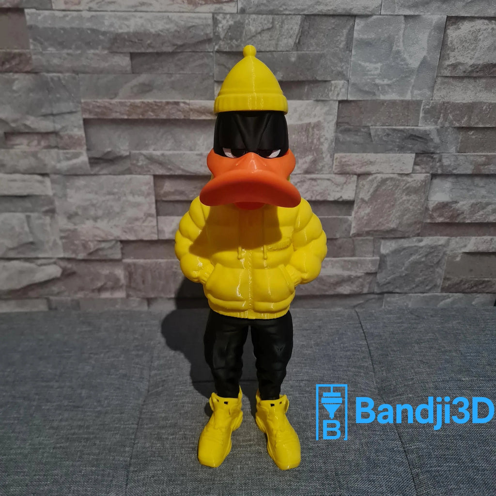 Figurine Daffy Duck 3D Streetwear – Édition Collector Cartoon | Bandji3D Bandji3D
