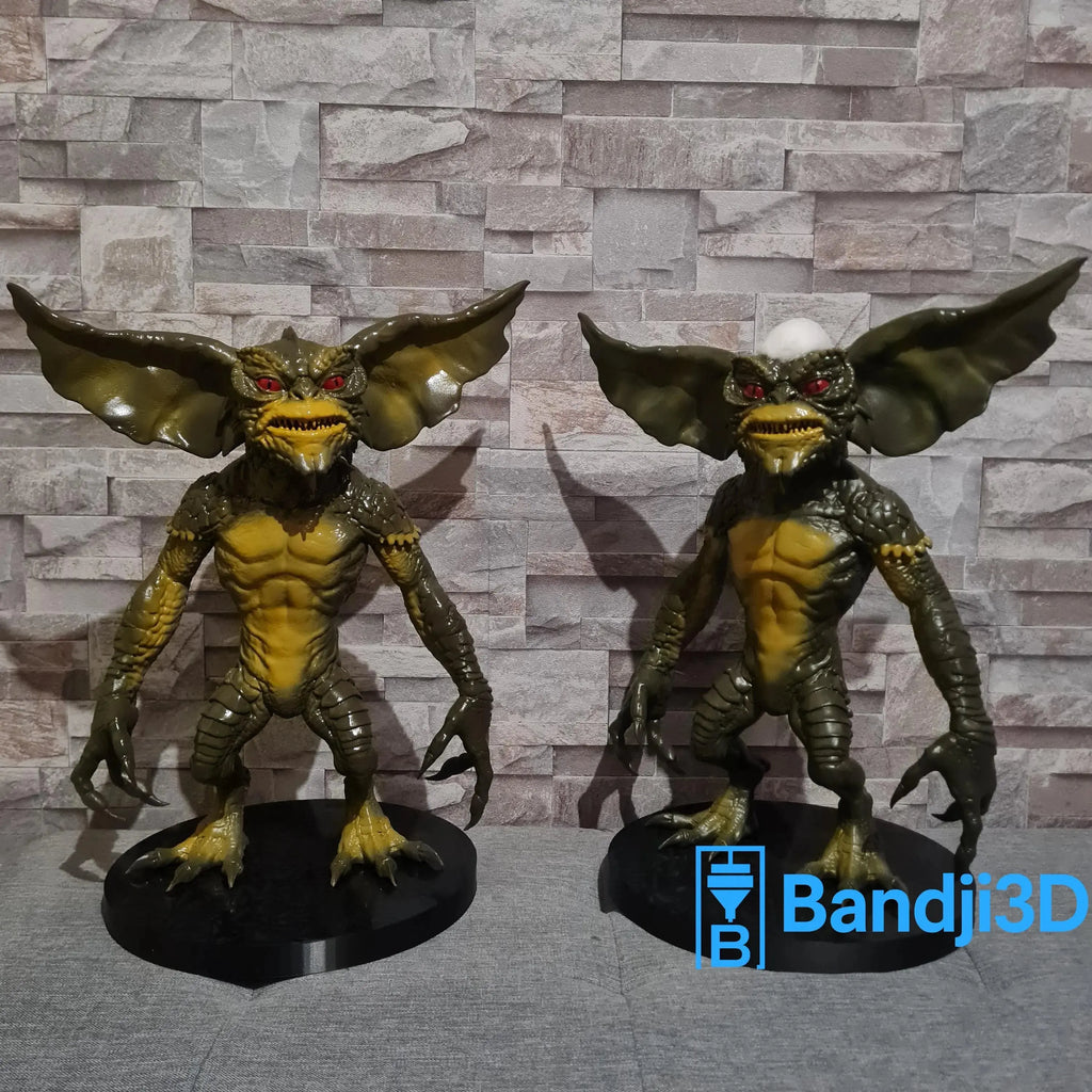 Figurine Gremlins 3D 44 cm – Sculpture Cinéma Peinte à la Main | Bandji3D Bandji3D