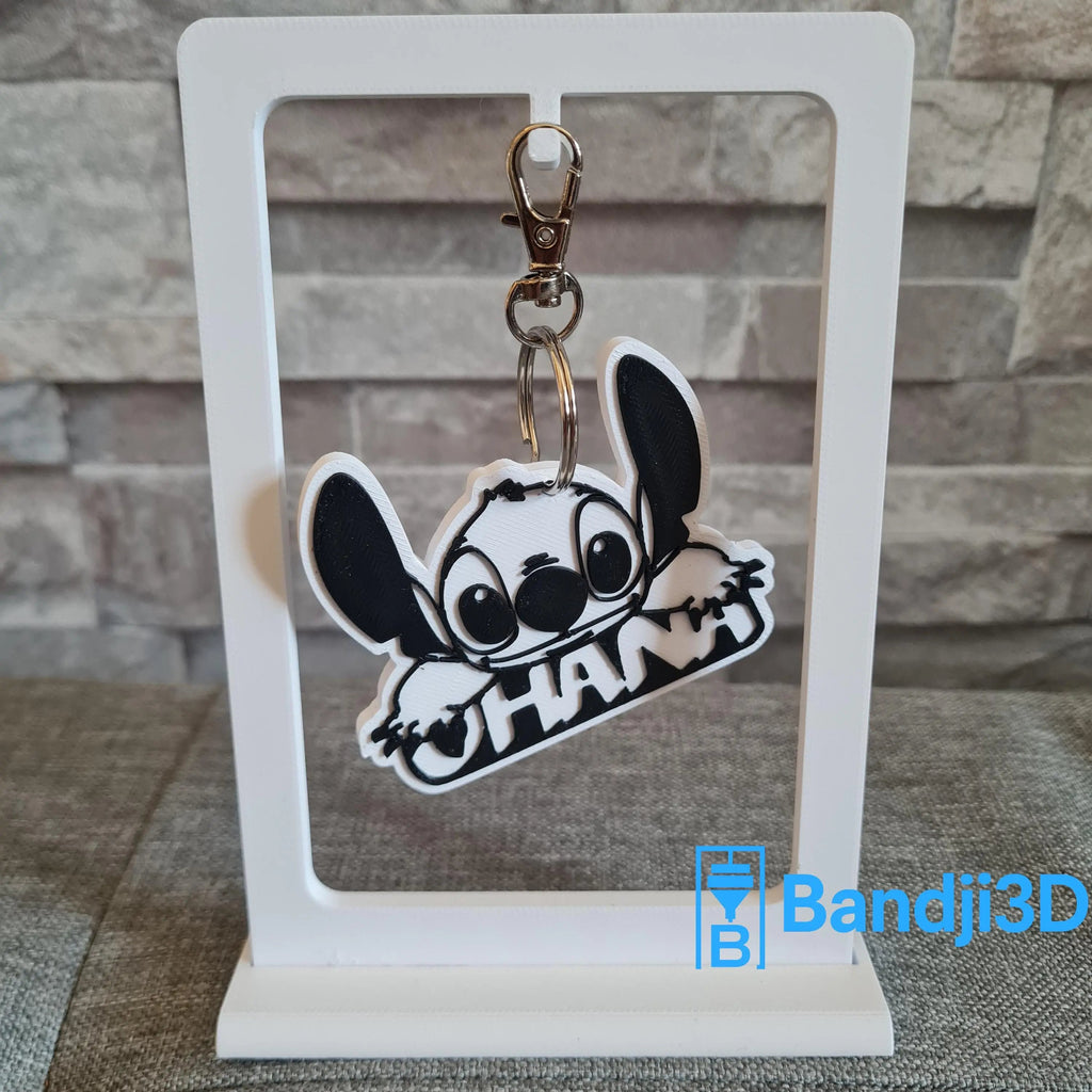 Porte-clés Stitch 3D Personnalisé – Cadeau Mignon Fan Disney | Bandji3D Bandji3D