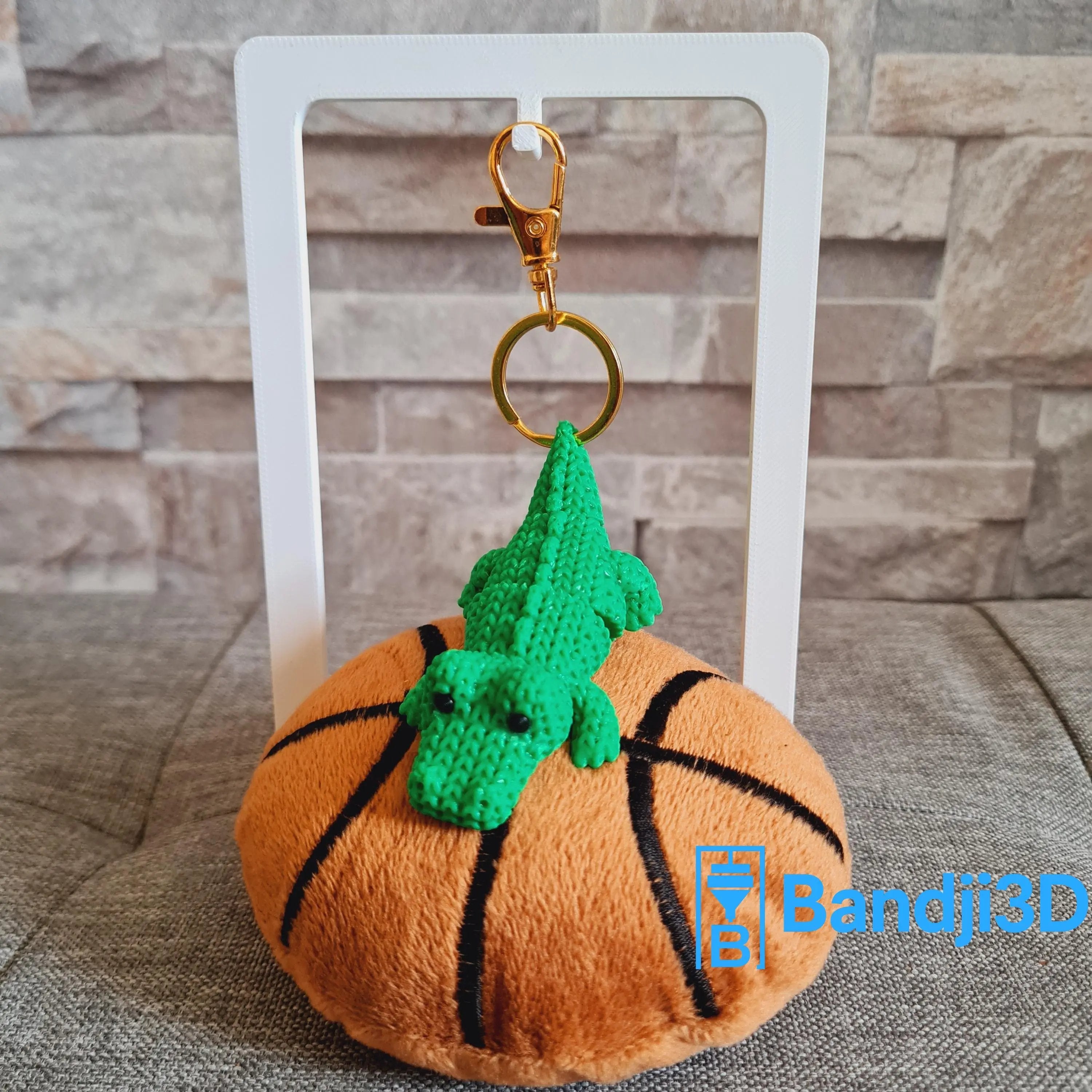 Porte-clés Croco Articulé 3D – Jouet Fidget & Cadeau Personnalisable | Bandji3D Bandji3D