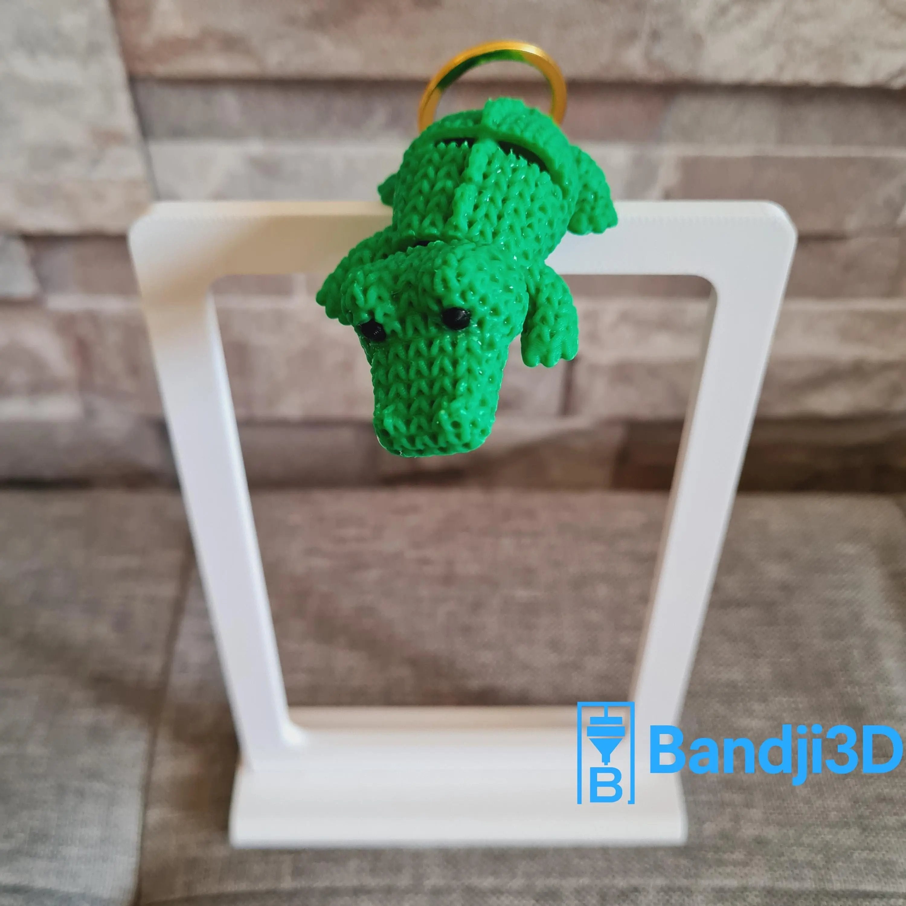 Porte-clés Croco Articulé 3D – Jouet Fidget & Cadeau Personnalisable | Bandji3D Bandji3D