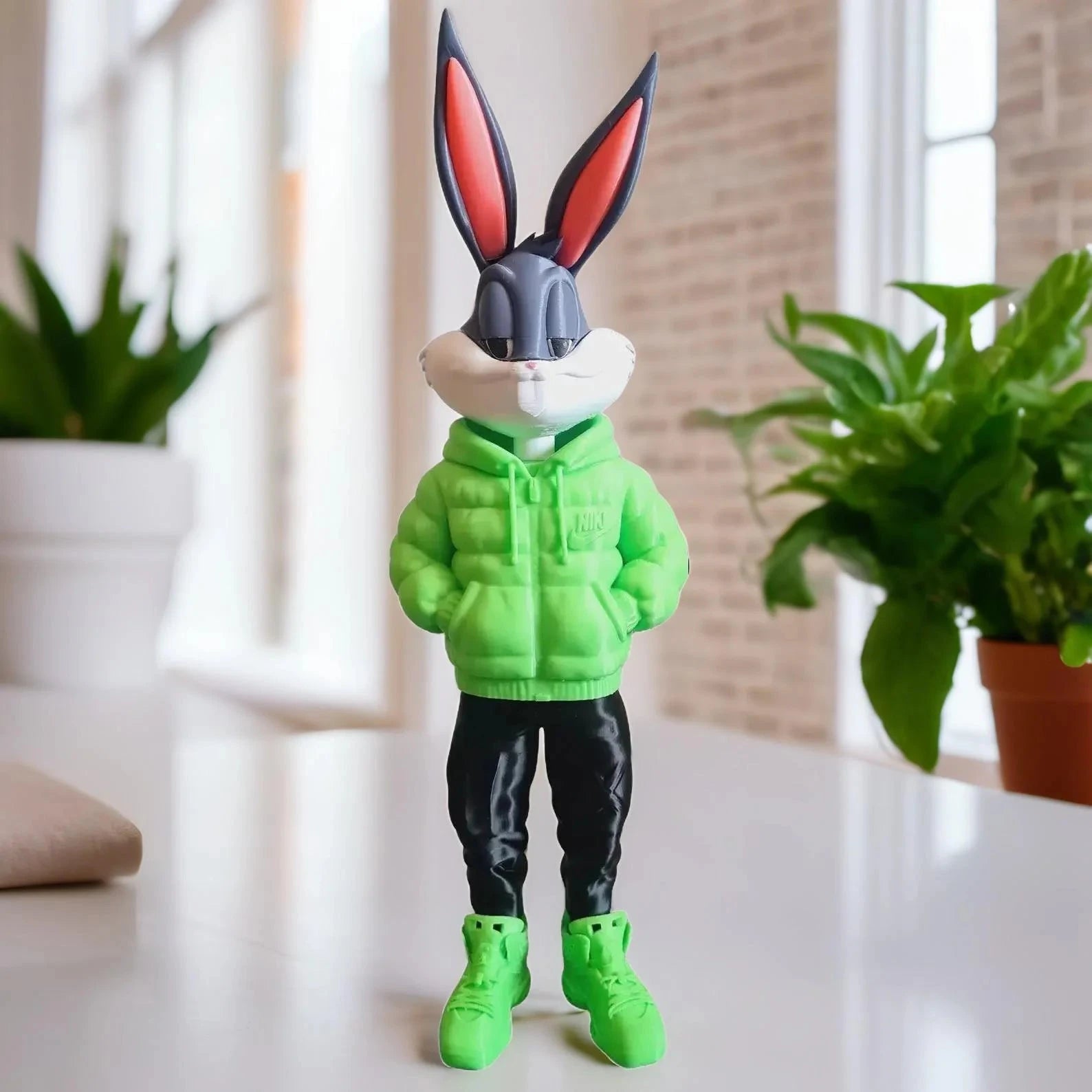 Figurine Bugs Bunny 3D Streetwear – Statue Cartoon Personnalisable | Bandji3D Bandji3D