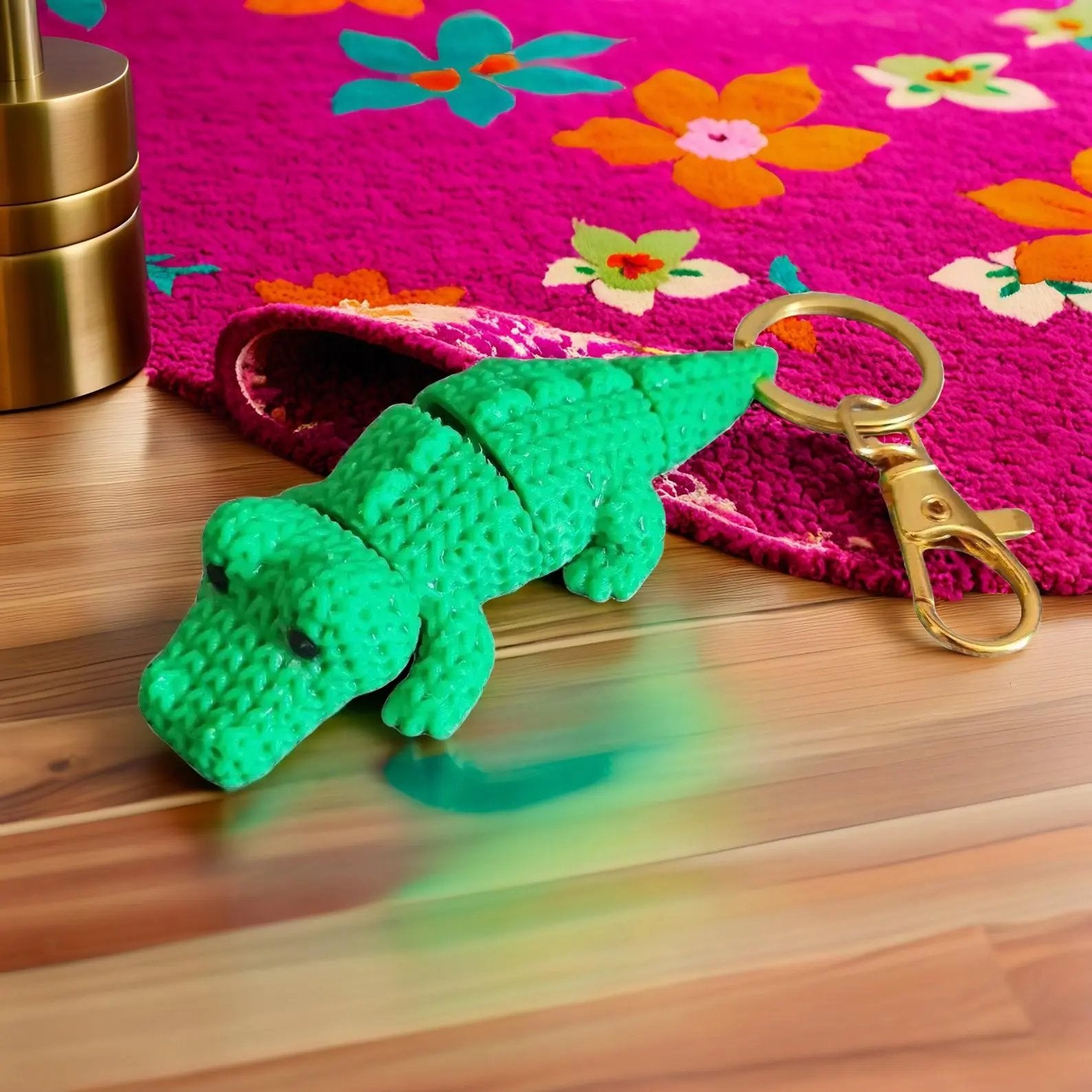 Porte-clés Croco Articulé 3D – Jouet Fidget & Cadeau Personnalisable | Bandji3D Bandji3D