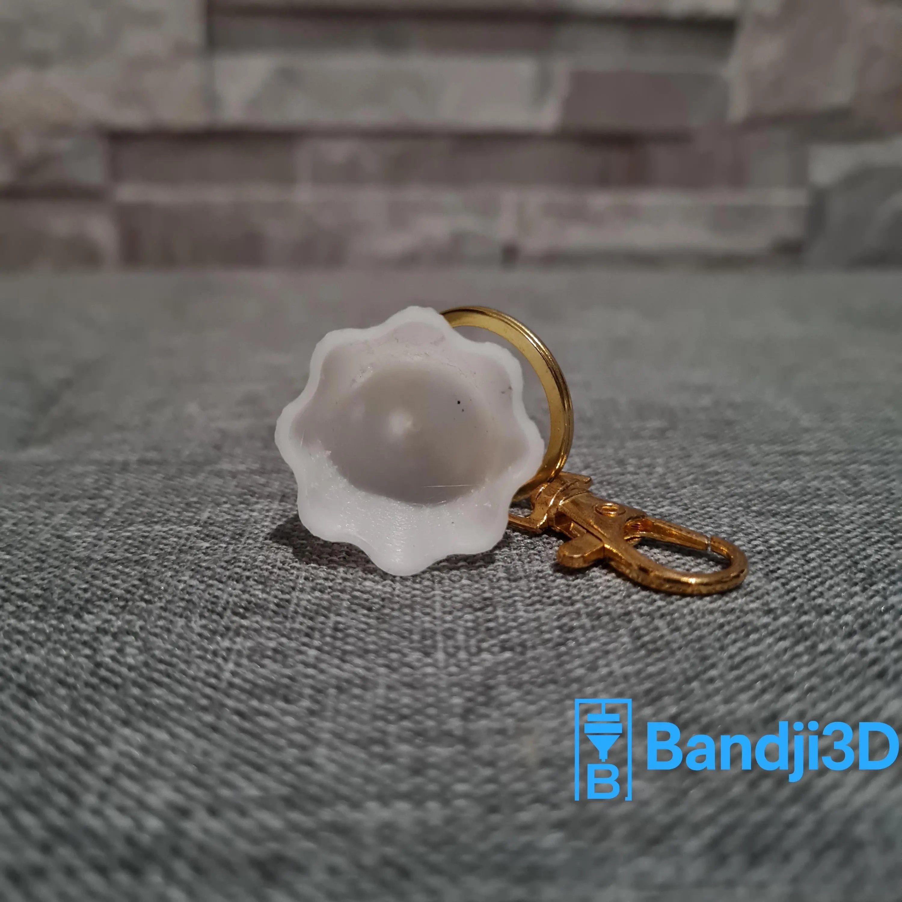 Porte-clés Fantôme Tricot 3D – Accessoire Mignon Halloween | Bandji3D Bandji3D