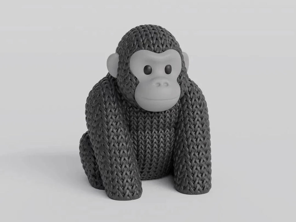 Figurine gorille tricot 3D • Statue déco moderne • Cadeau original | Bandji3D Bandji3D
