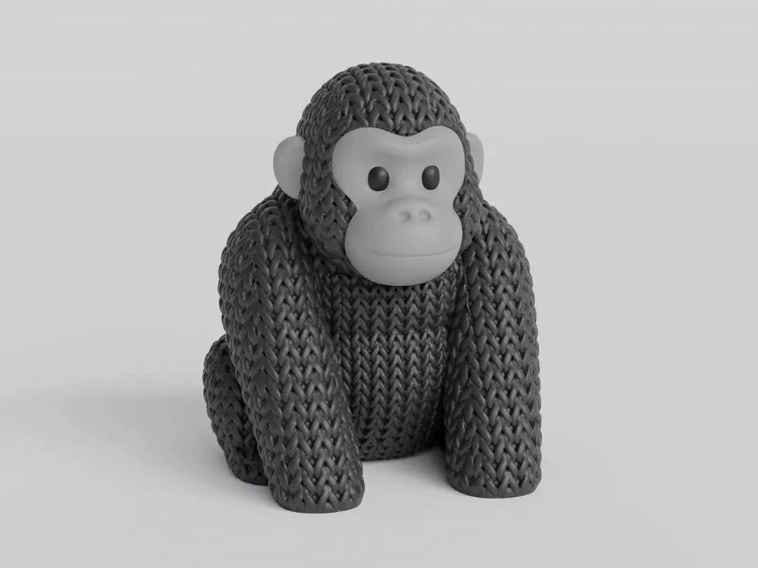 Figurine gorille tricot 3D • Statue déco moderne • Cadeau original | Bandji3D Bandji3D