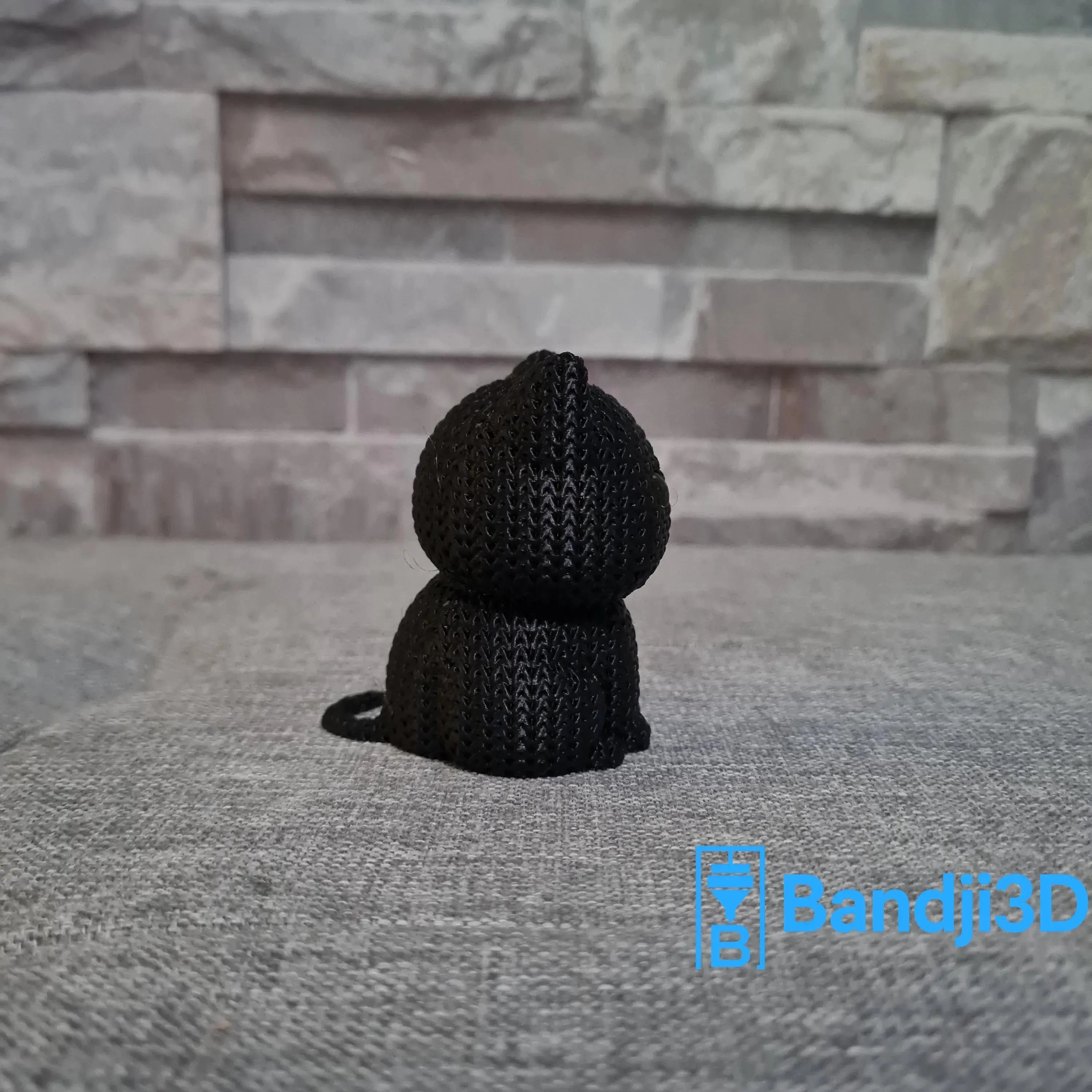 Chat Tricot Imprimé 3D • Figurine Déco Kawaii | Bandji3D Bandji3D
