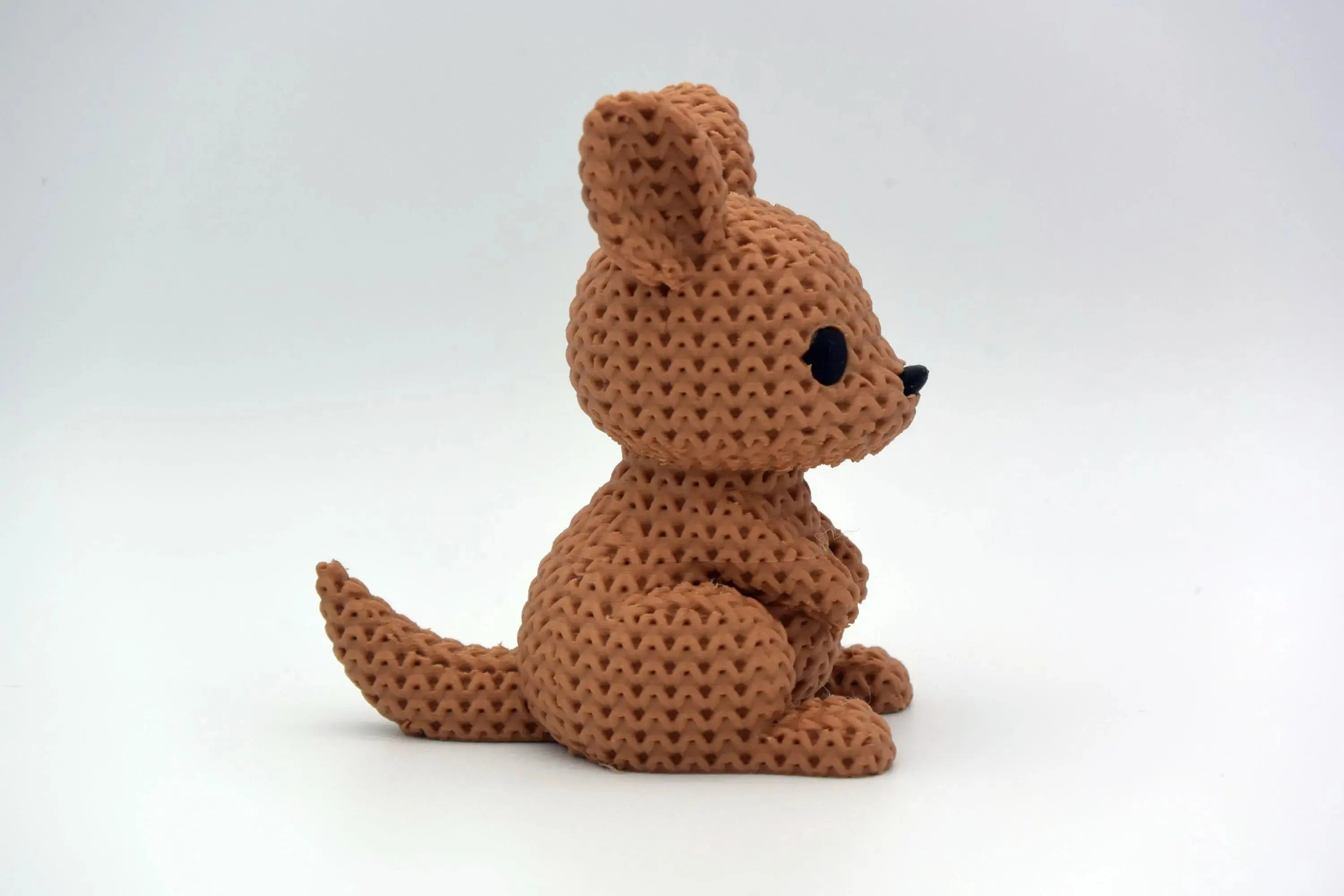 Figurine kangourou tricot 3D • Figurine artisanale déco • Cadeau original | Bandji3D Bandji3D