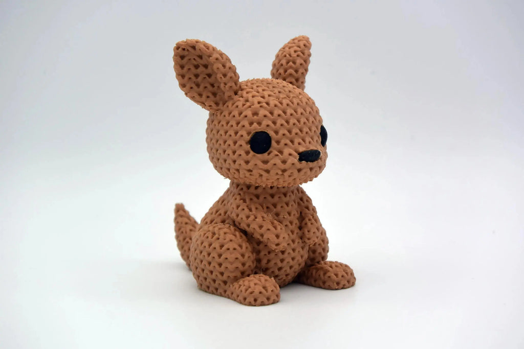 Figurine kangourou tricot 3D • Figurine artisanale déco • Cadeau original | Bandji3D Bandji3D