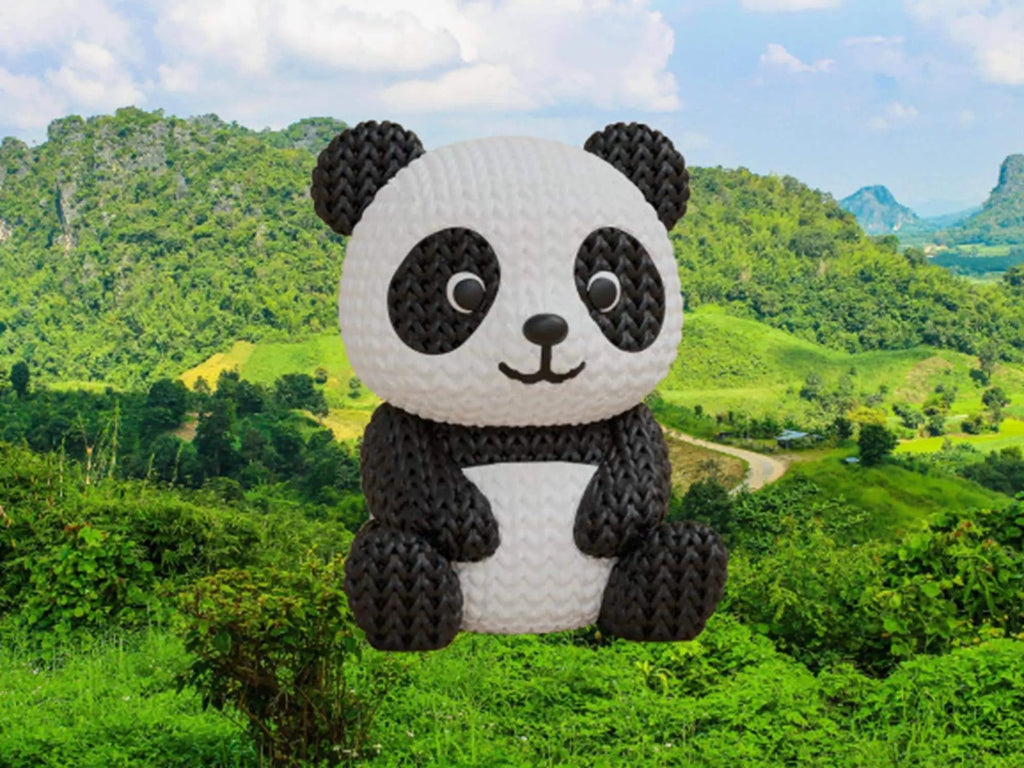 Figurine panda tricot 3D • Figurine artisanale mignonne • Cadeau original | Bandji3D Bandji3D